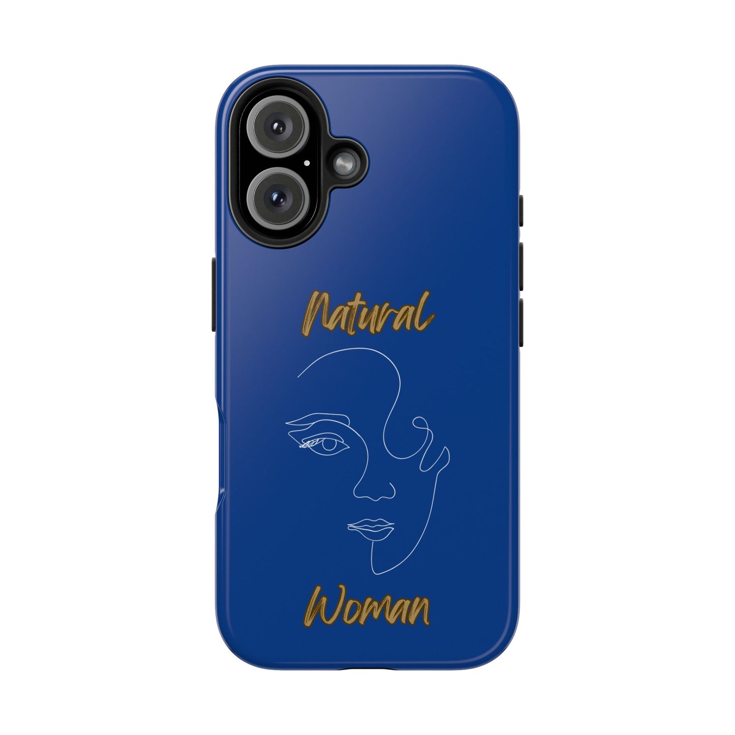 Natural Woman Looking (WL)Tough Phone Cases DARK BLUE
