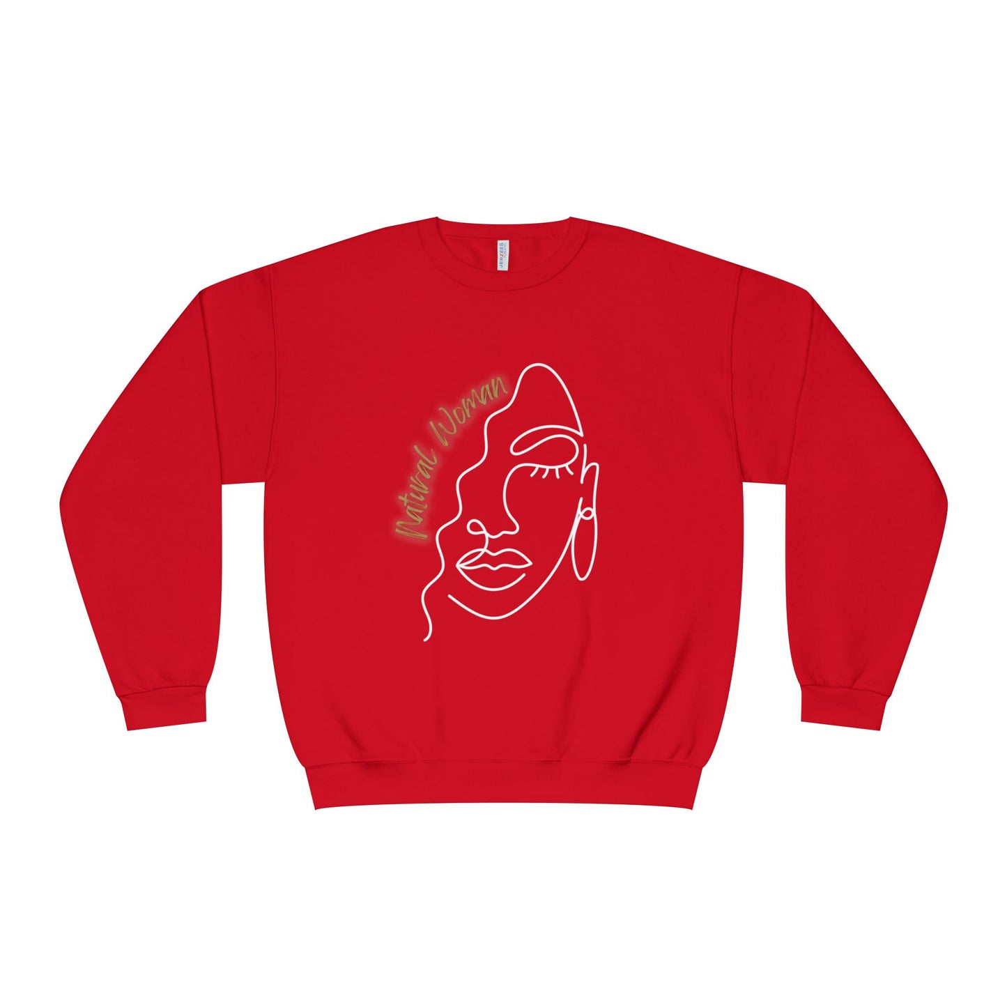Natural Woman Half Face (WL)  Crewneck Sweatshirt