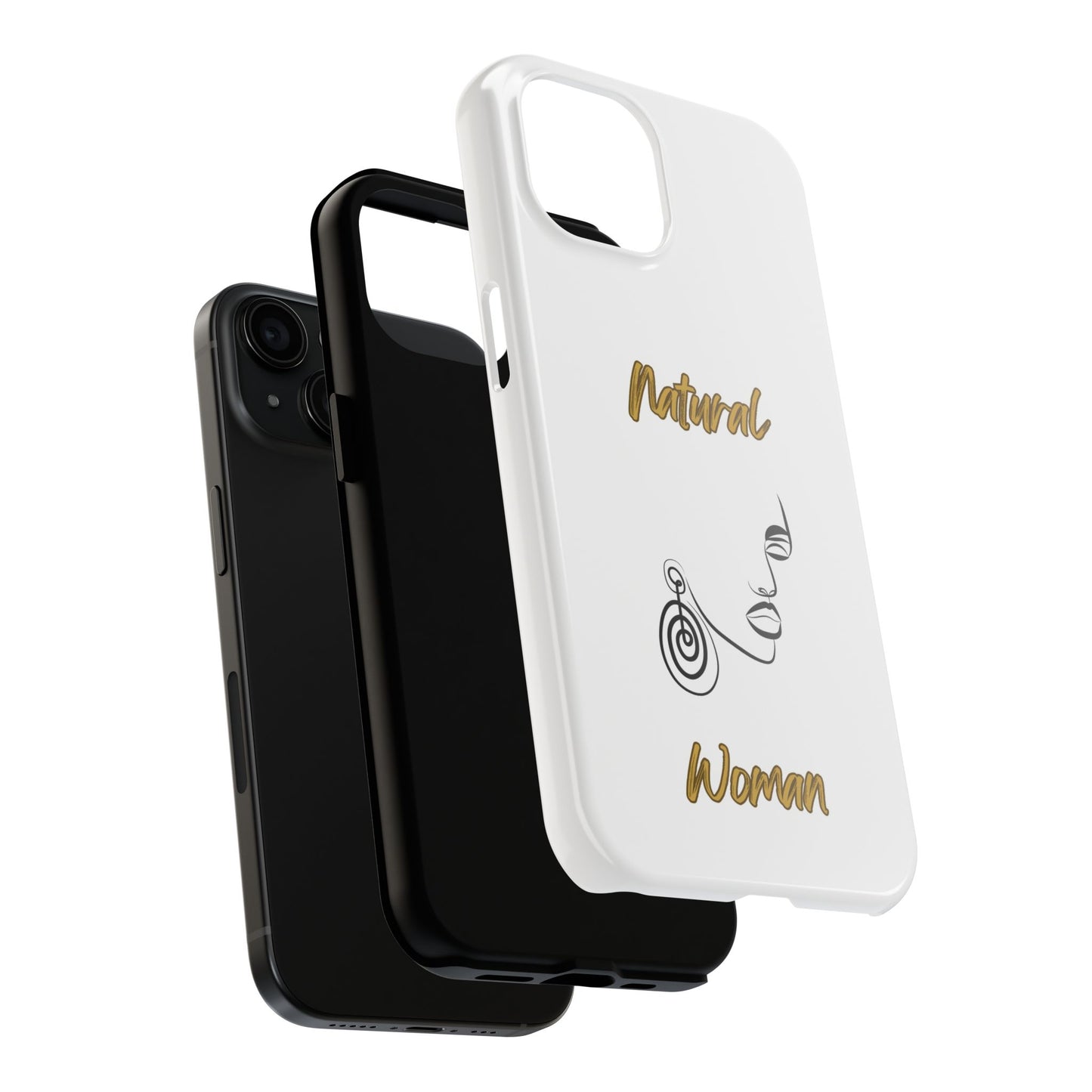 Natural Woman Music In My Soul (BL)Tough Phone Cases WHITE