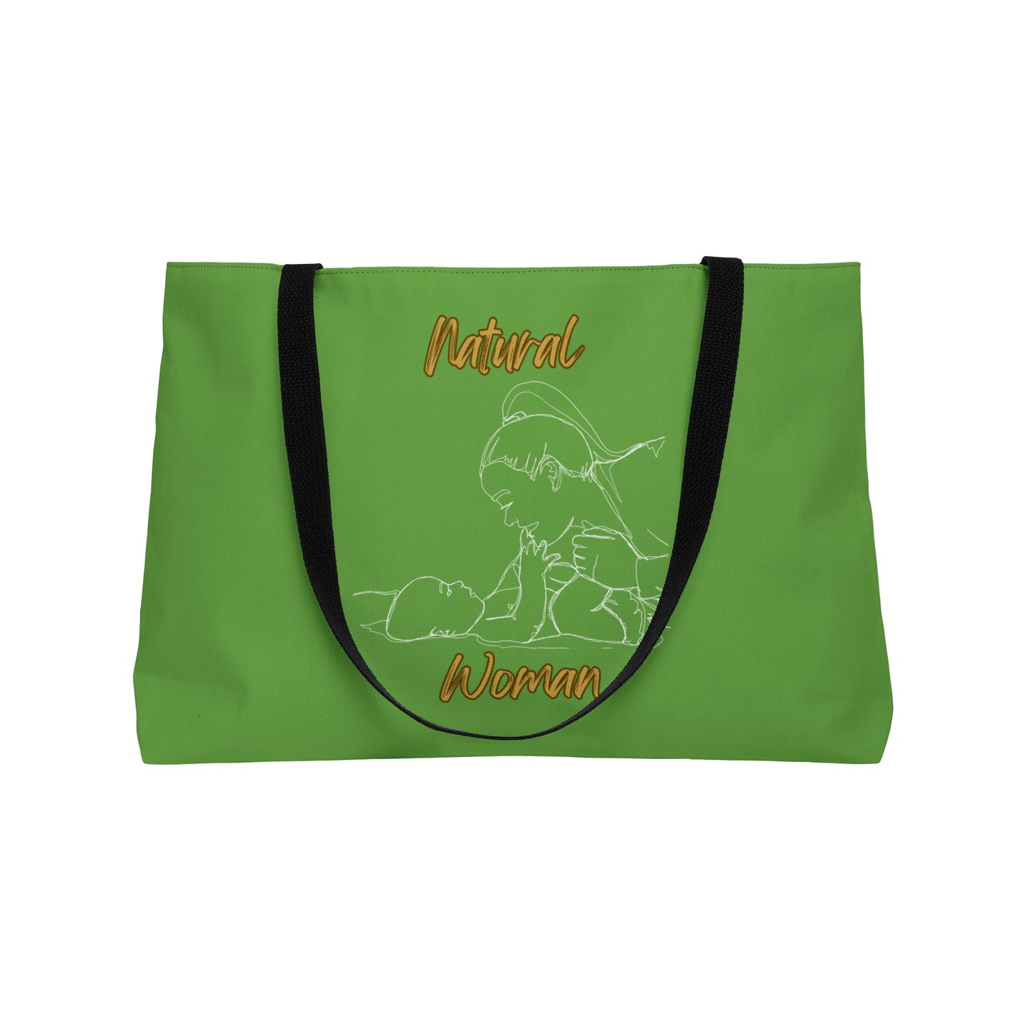 Natural Woman New Life (WL) Weekender Tote Bag DARK GREEN