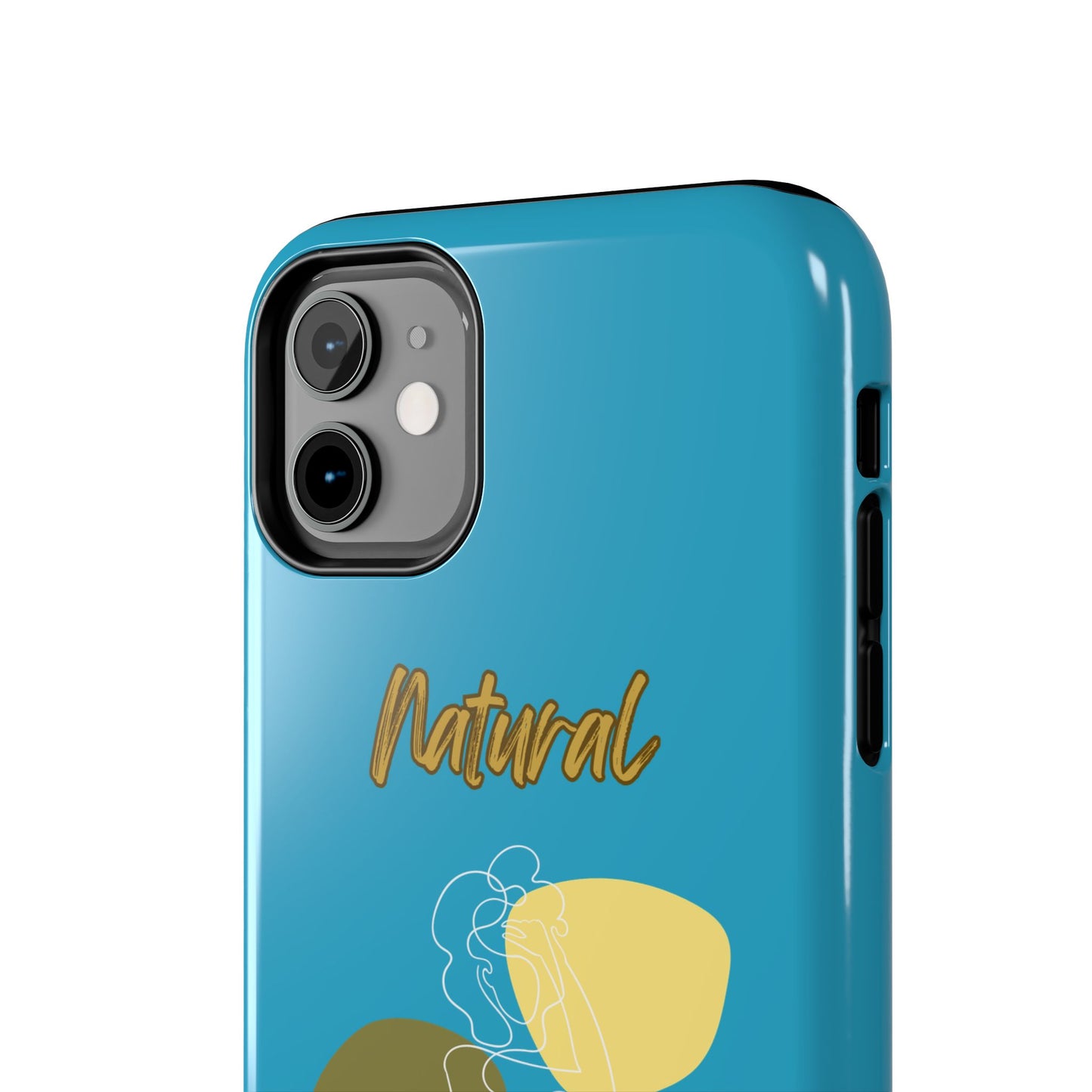 Natural Woman Colorful Pose (WL)Tough Phone Cases TURQUOISE