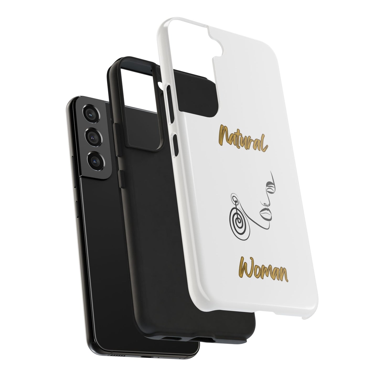 Natural Woman Music In My Soul (BL)Tough Phone Cases WHITE