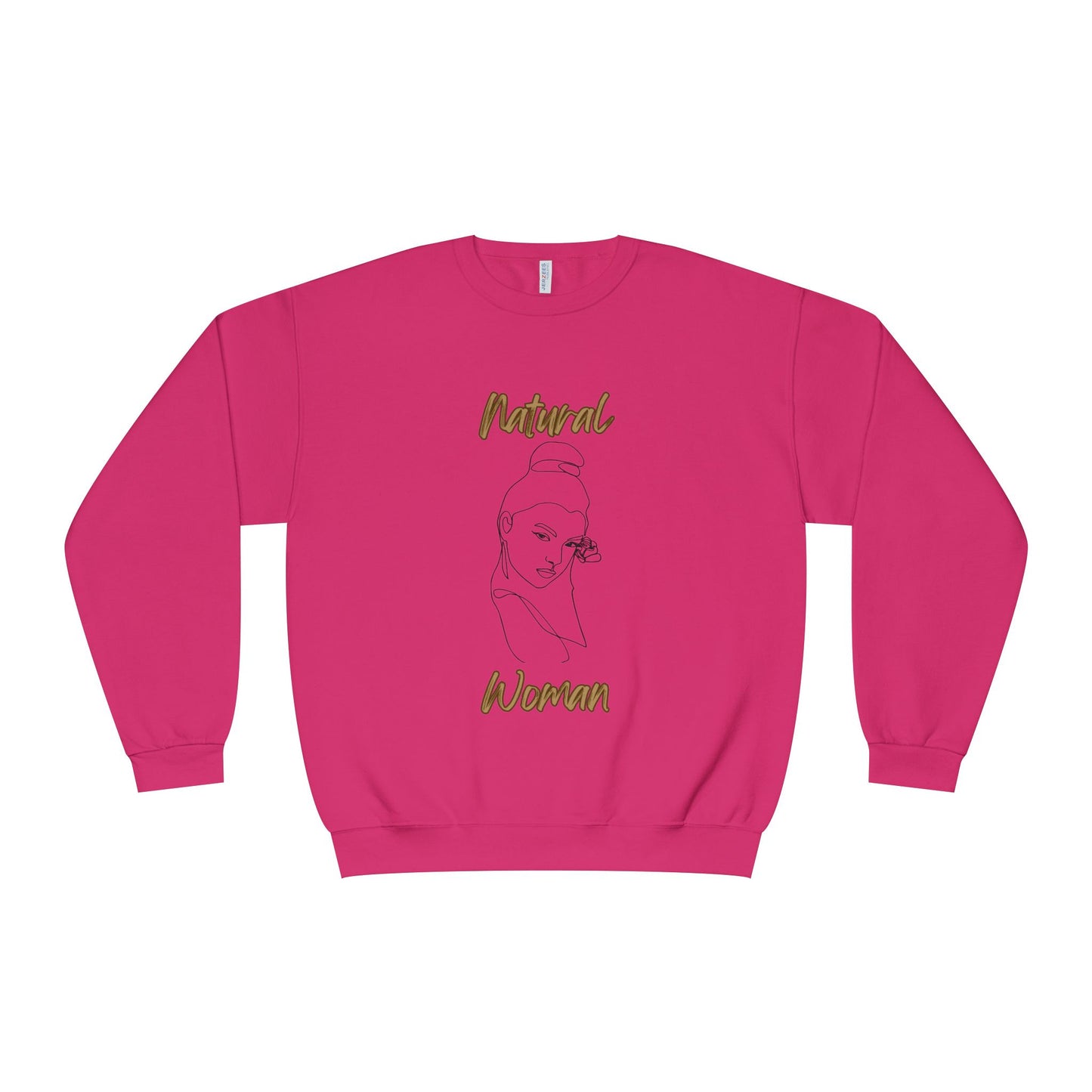 Natural Woman Sassy Bun (BL) Crewneck Sweatshirt
