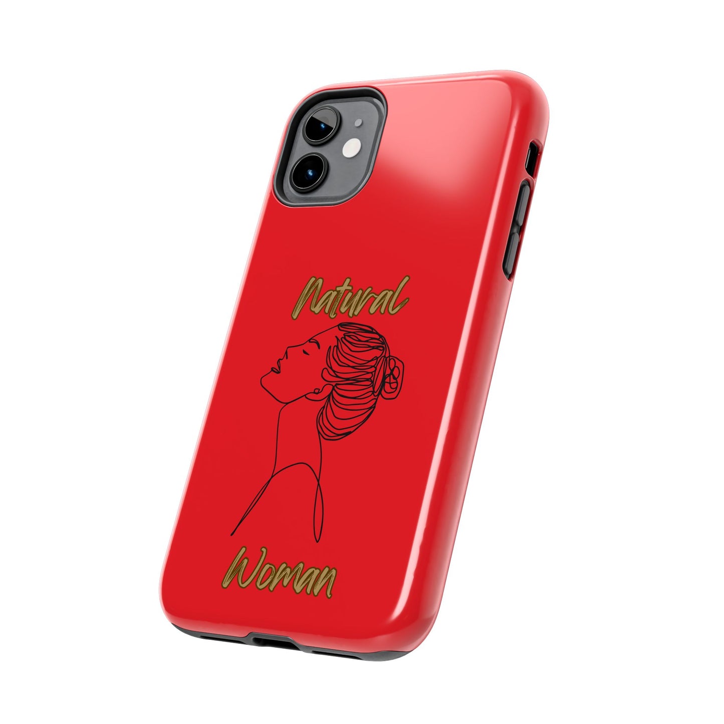 Natural Woman Wet Bun (BL) Tough Phone Cases RED