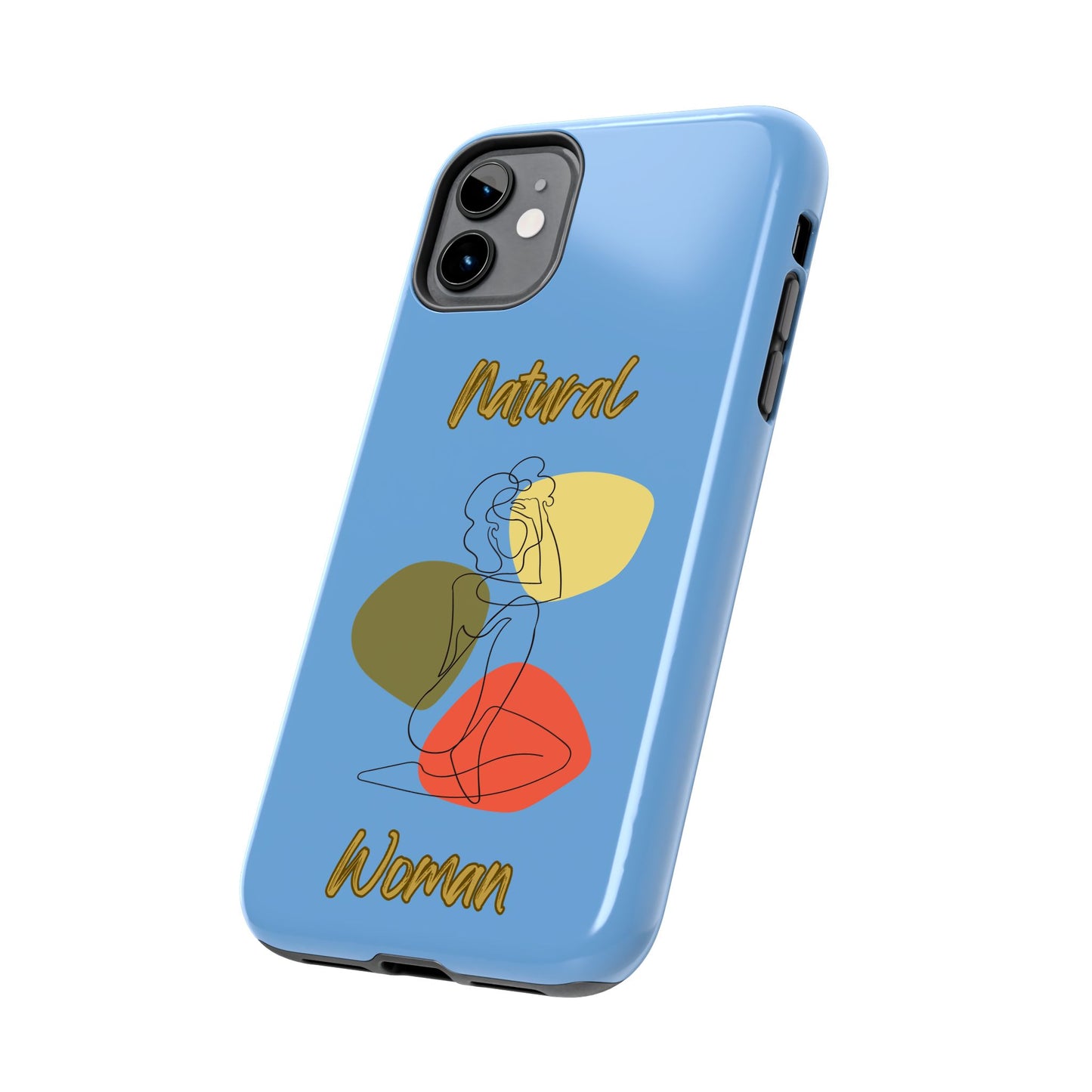 Natural Woman Colorful Pose (BL)Tough Phone Cases LIGHT BLUE