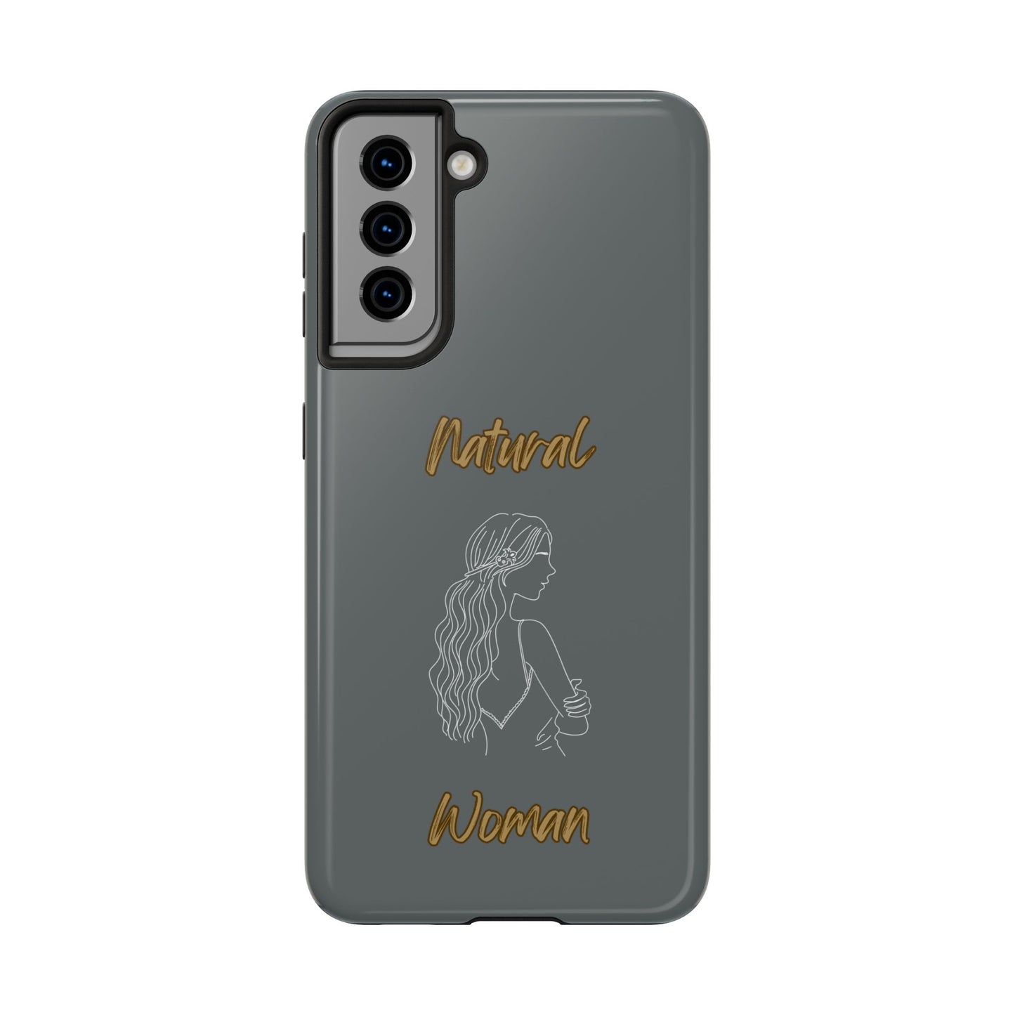 Natural Woman Young Woman (WL)Tough Phone Cases DARK GREY