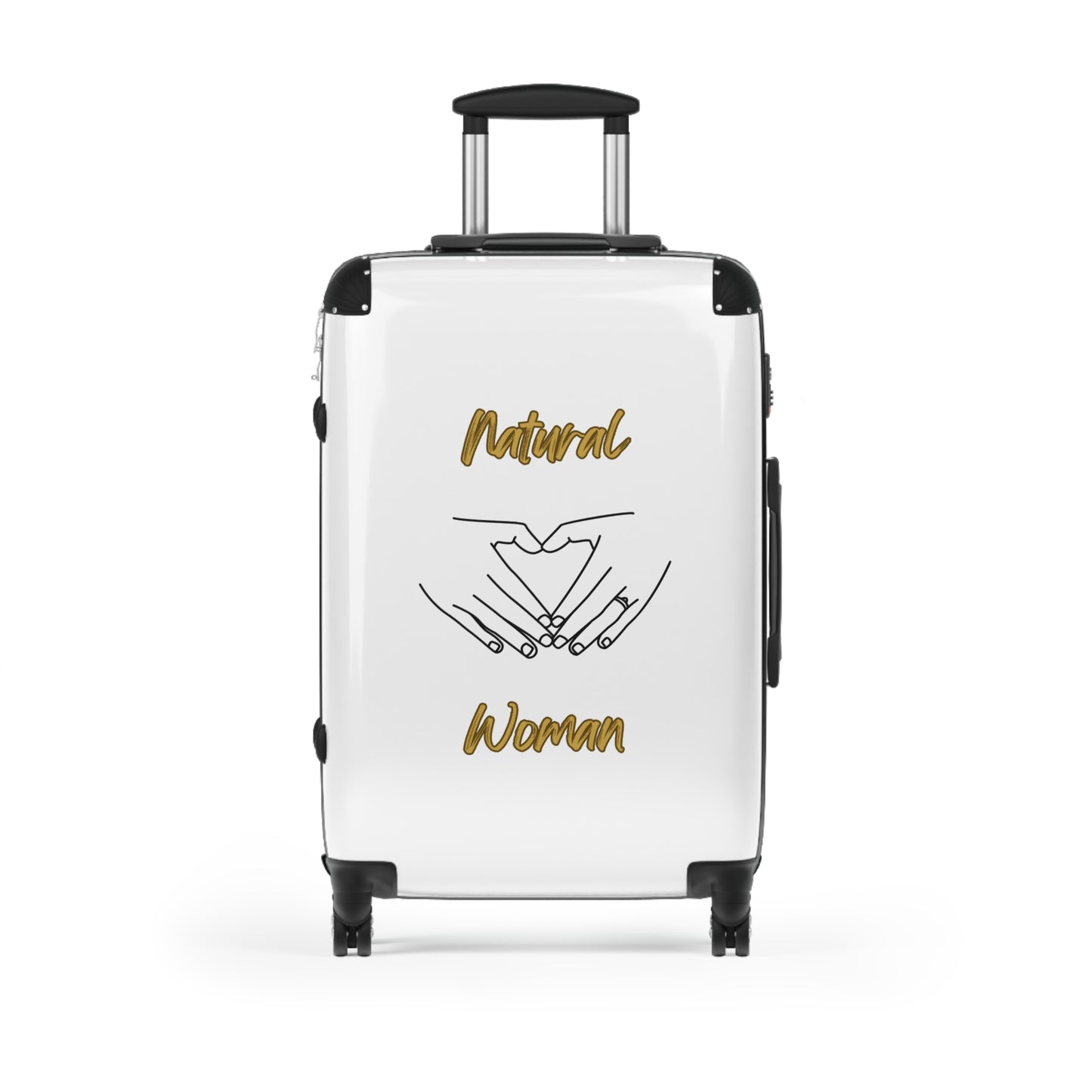 Natural Woman I Love You (BL) Suitcase WHITE