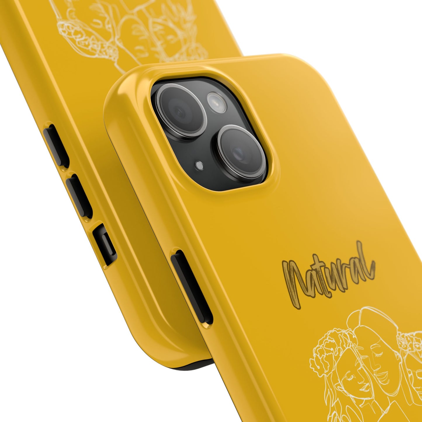 Natural Woman Me & My Girls (WL)Tough Phone Cases YELLOW
