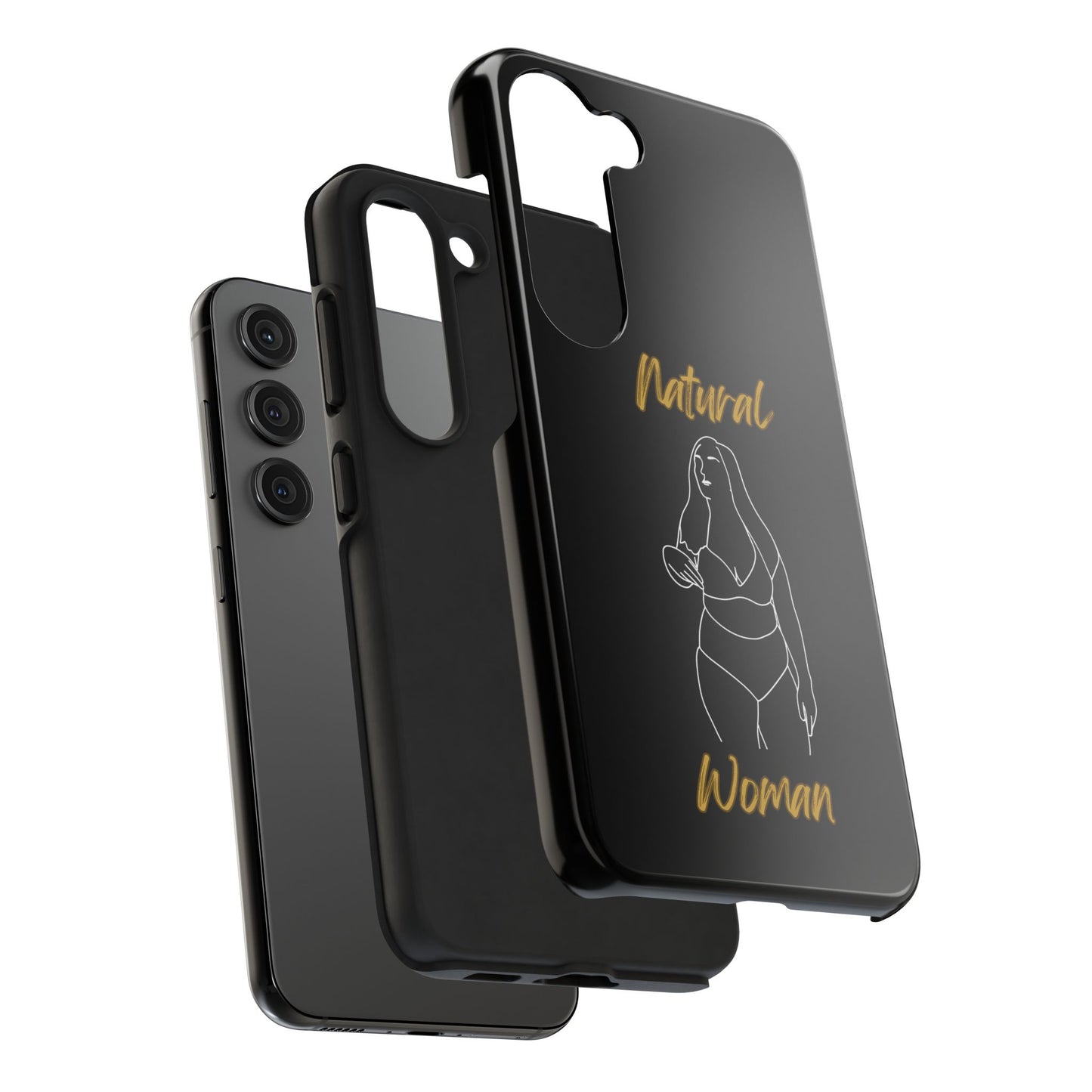 Natural Woman Full Beauty (WL)Tough Phone Cases BLACK