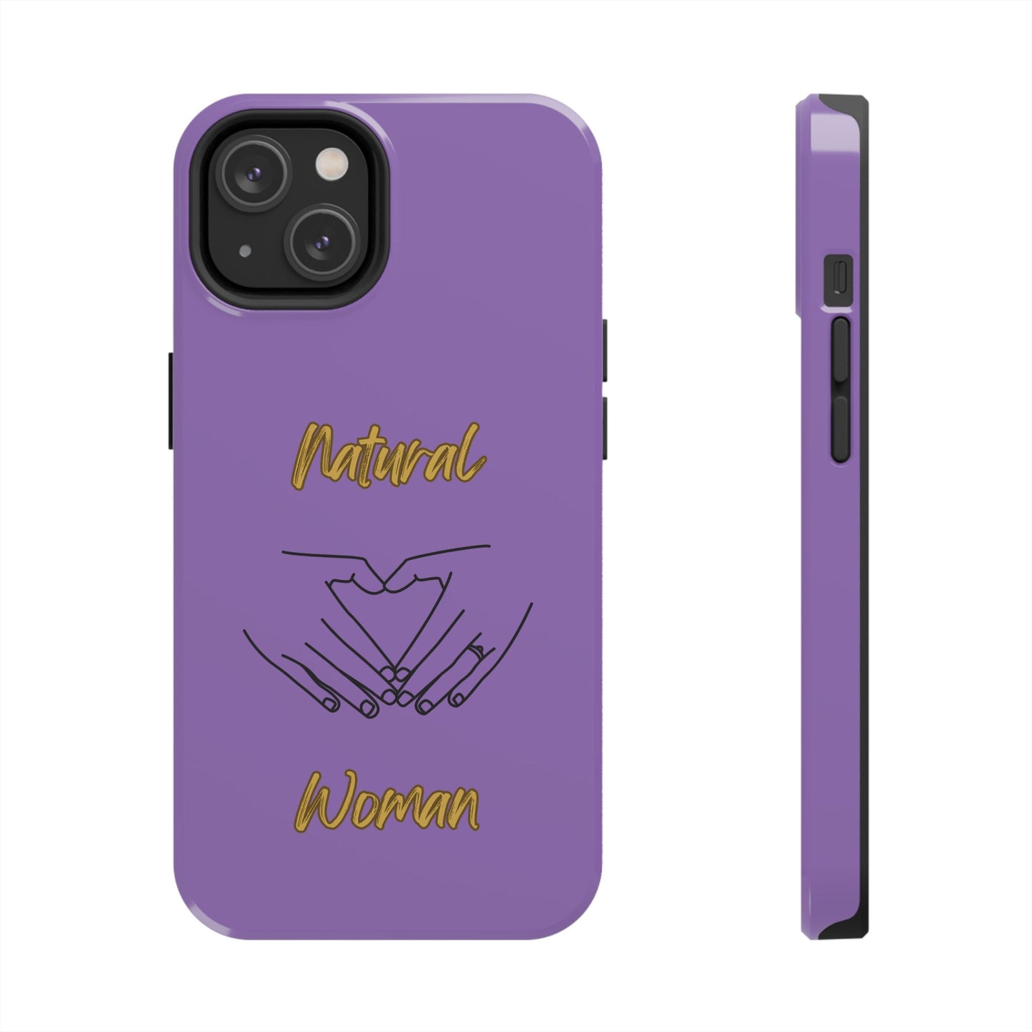 Natural Woman I Love You (BL)Tough Phone Cases LIGHT PURPLE