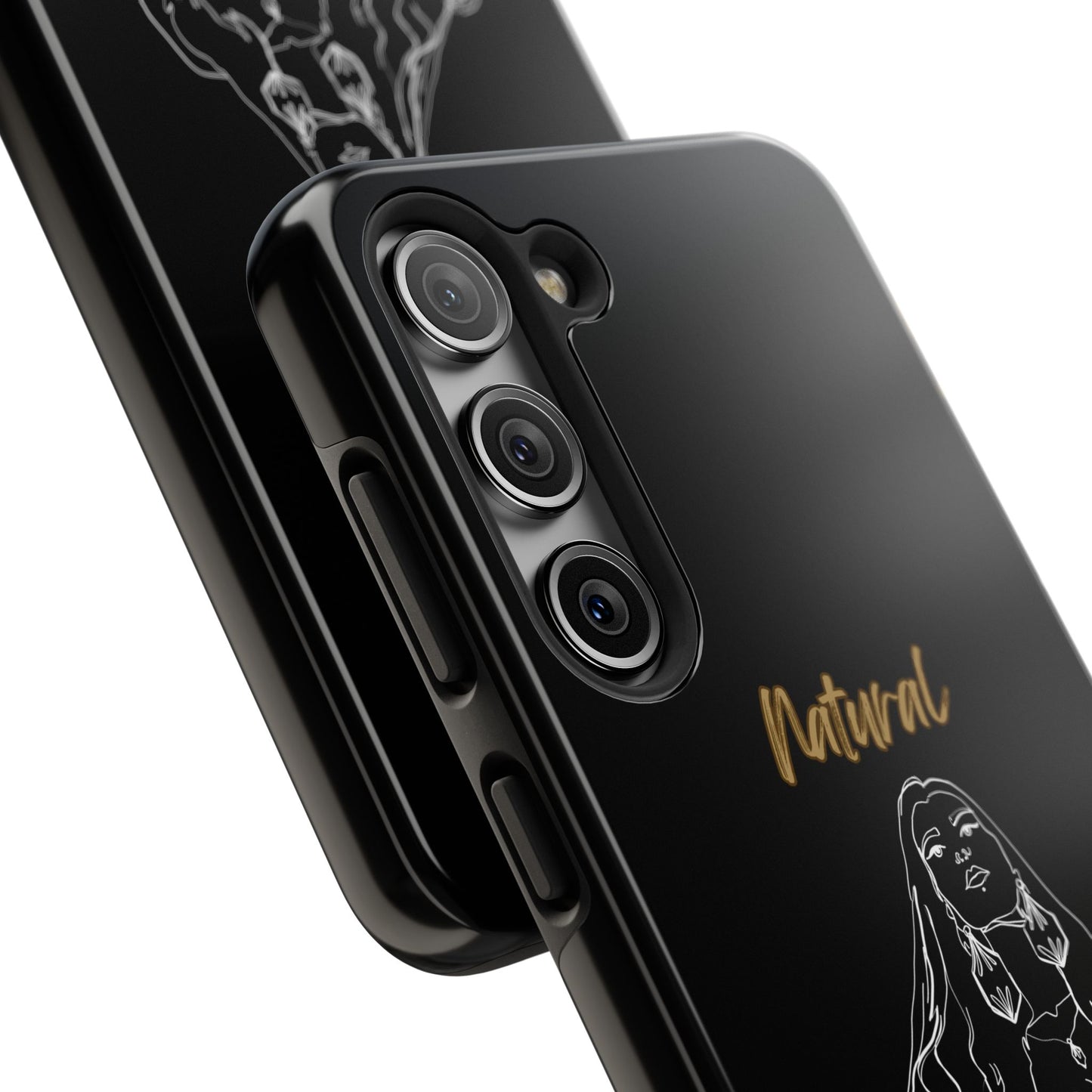Natural Woman Thinking (WL)Tough Phone Cases BLACK
