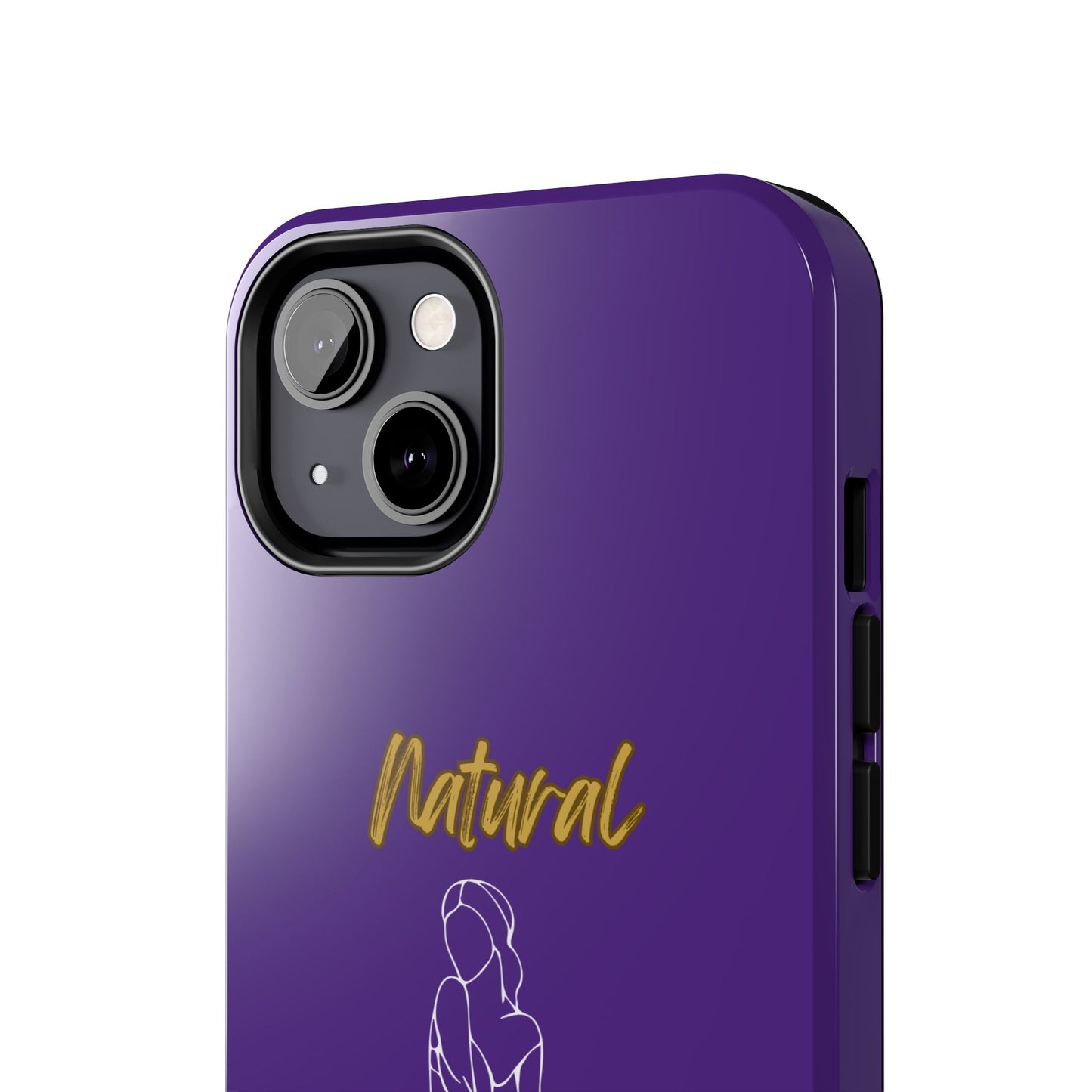 Natural Woman Shoulder Action (WL)Tough Phone Cases PURPLE
