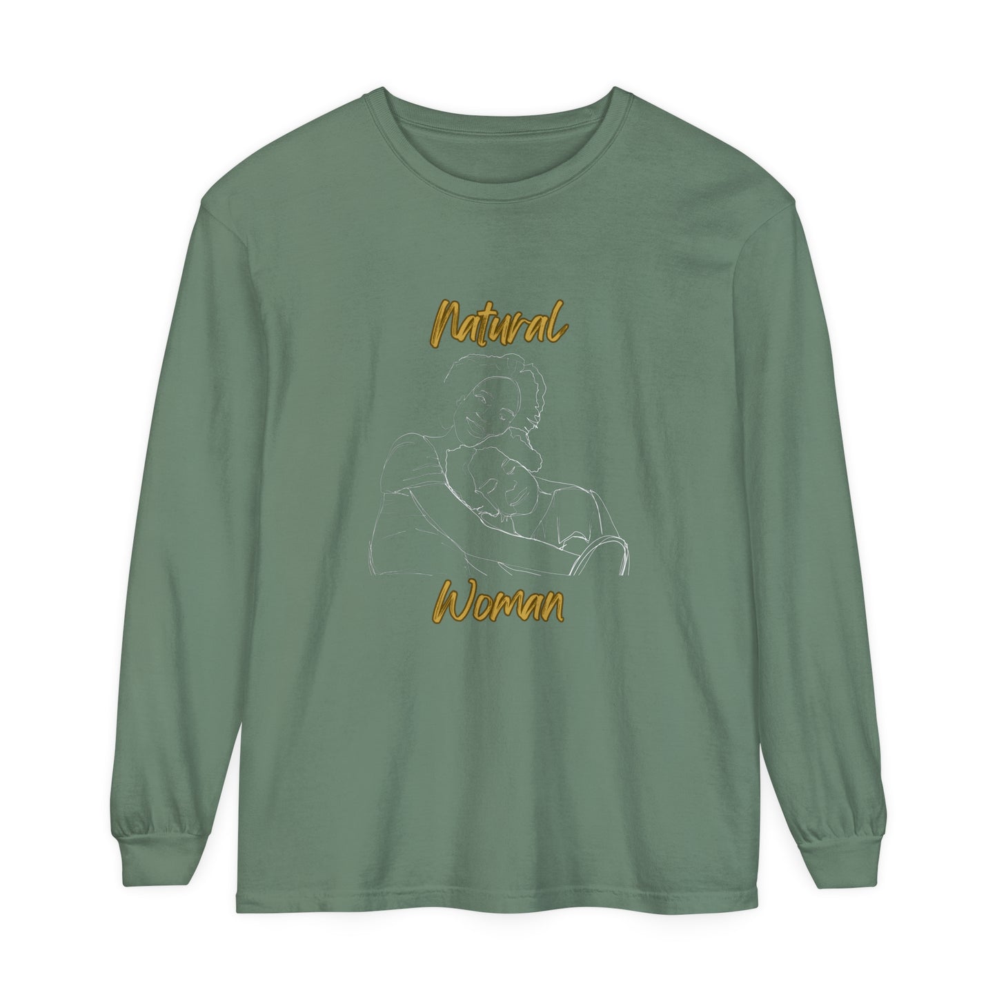 Natural Woman Loving Embrace (WL) Long Sleeve T-Shirt