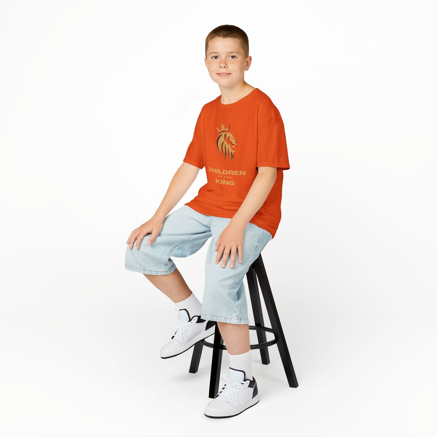 Children of the King Inspirational Kids Cotton T-Shirt (BRL)