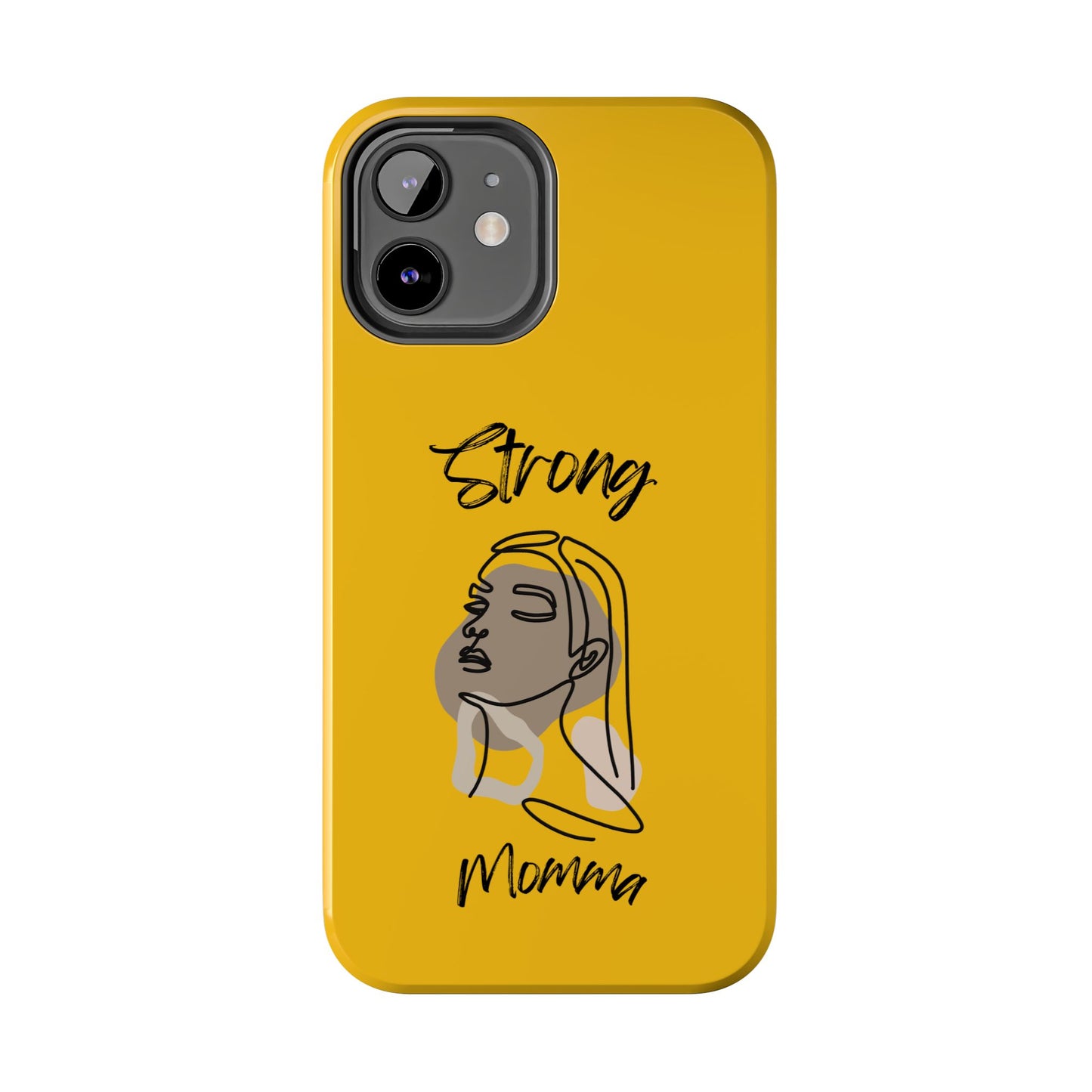 STRONG MOMMA Samsung Galaxy Tough Phone Cases (BL) Yellow