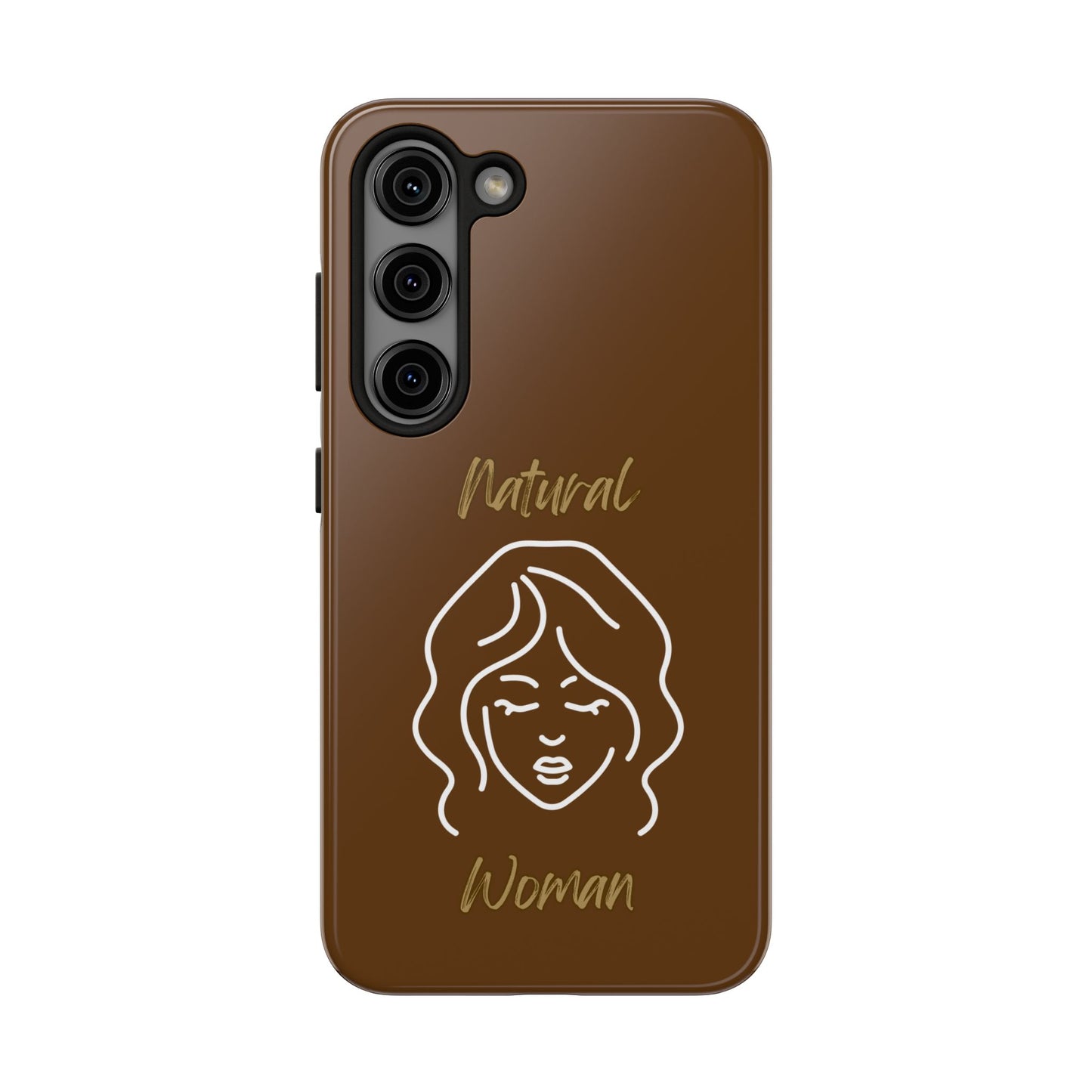 Natural Woman Modest (WL)Tough Phone Cases BROWN