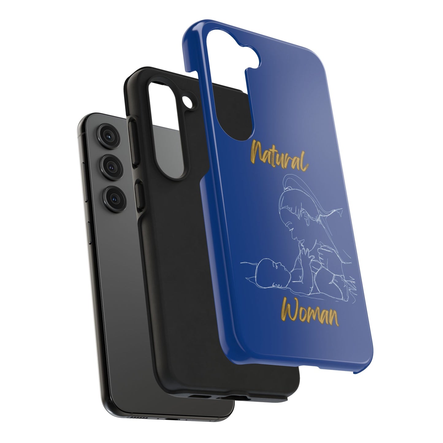Natural Woman New Life (WL)Tough Phone Cases DARK BLUE