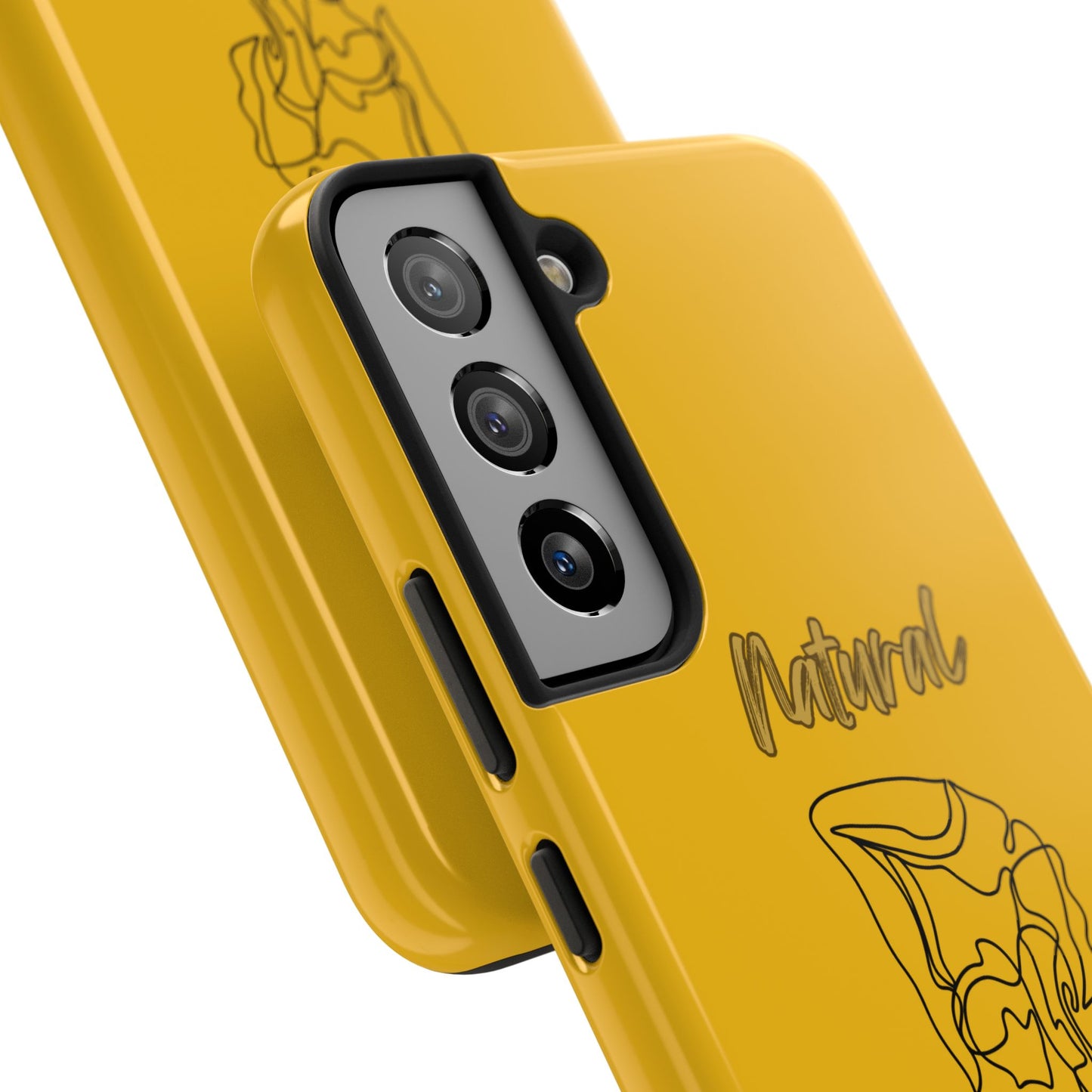 Natural Woman Flexible (BL)Tough Phone Cases YELLOW