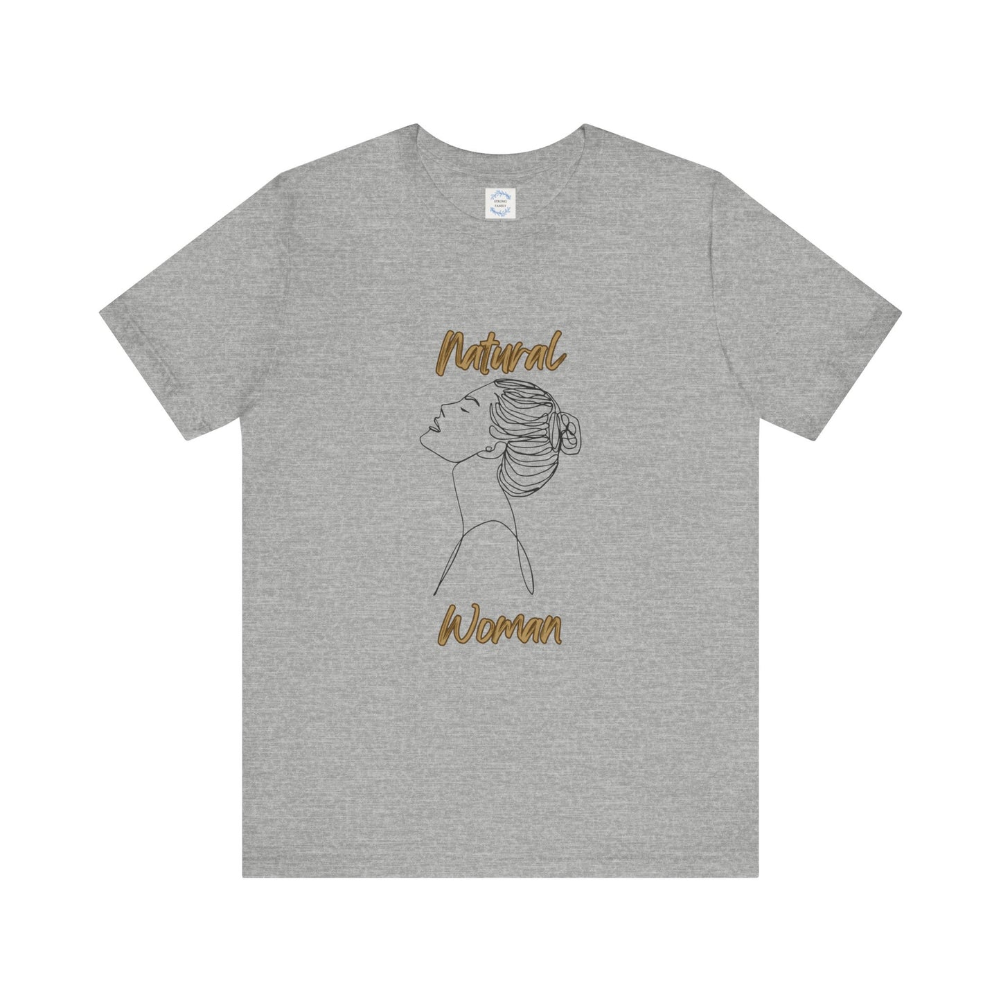 Natural Woman Wet Bun (BL) Short Sleeve T-Shirt