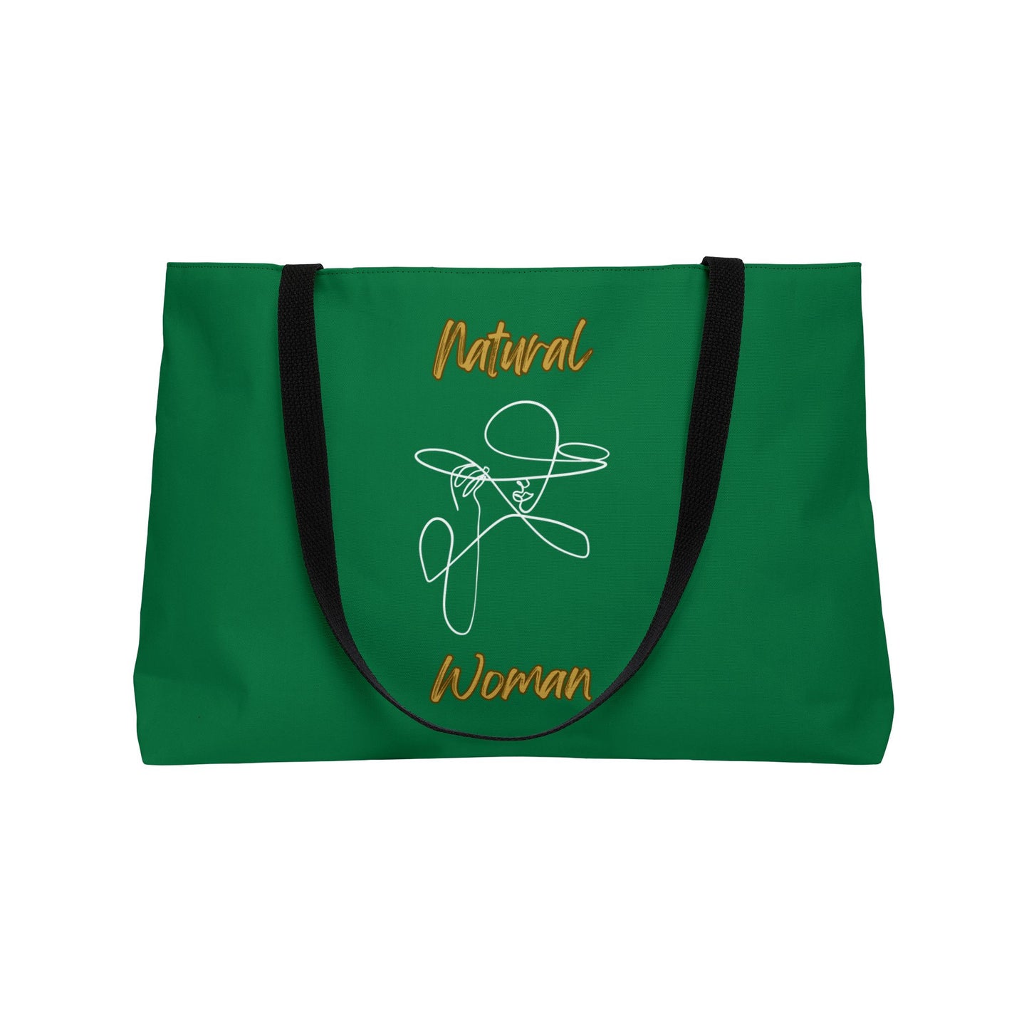 Natural Woman An Original (WL) Weekender Tote Bag DARK GREEN