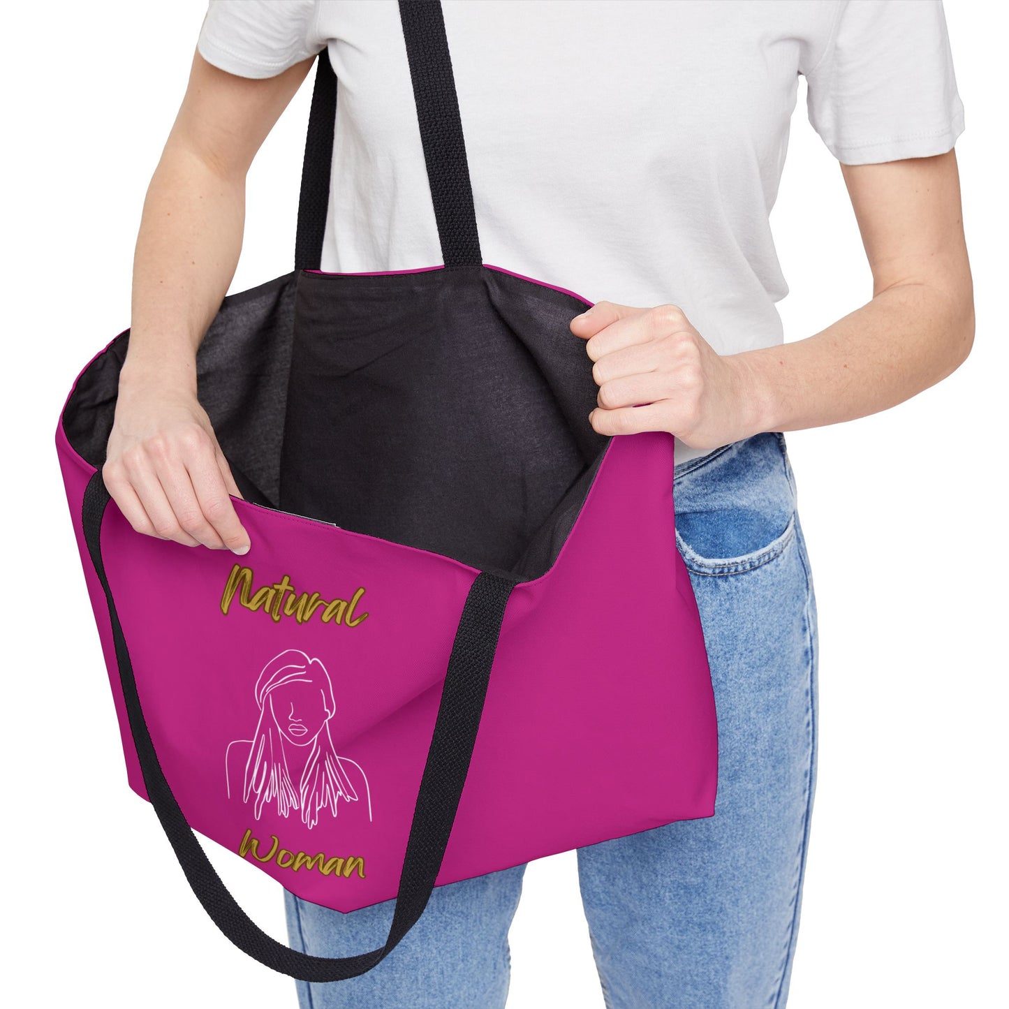Natural Woman Content (WL) Weekender Tote Bag PINK