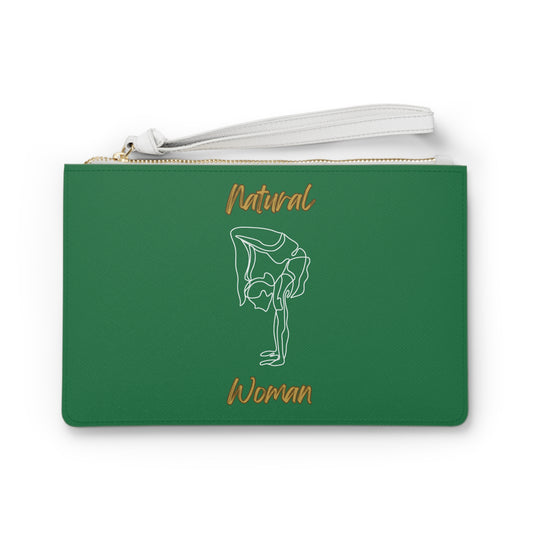 Natural Woman Flexible (WL) Clutch Bag DARK GREEN