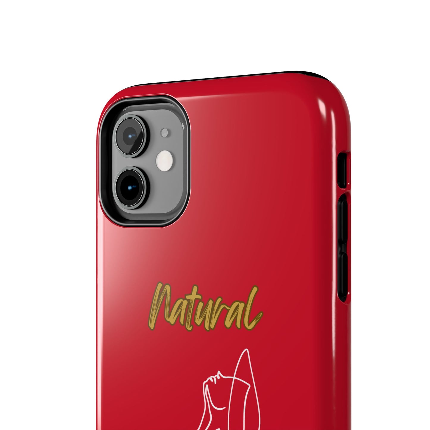Natural Woman Free (WL)Tough Phone Cases DARK RED