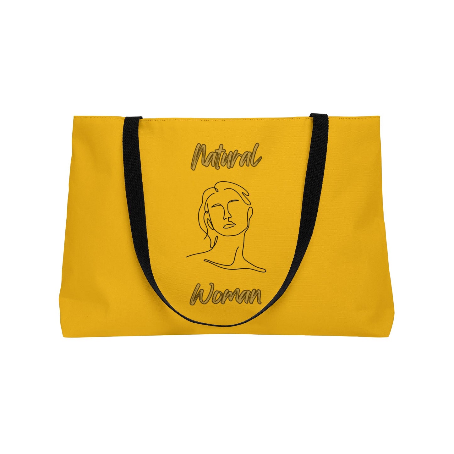 Natural Woman Hello (BL) Weekender Tote Bag YELLOW