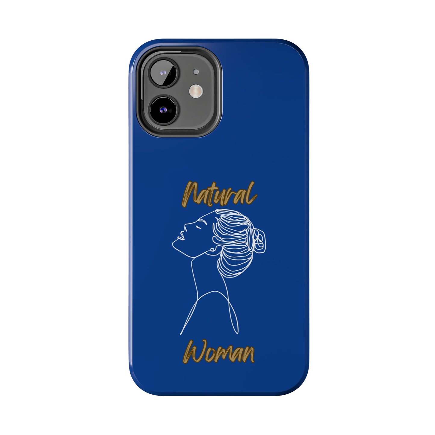 Natural Woman Wet Bun (WL) Tough Phone Cases DARK BLUE