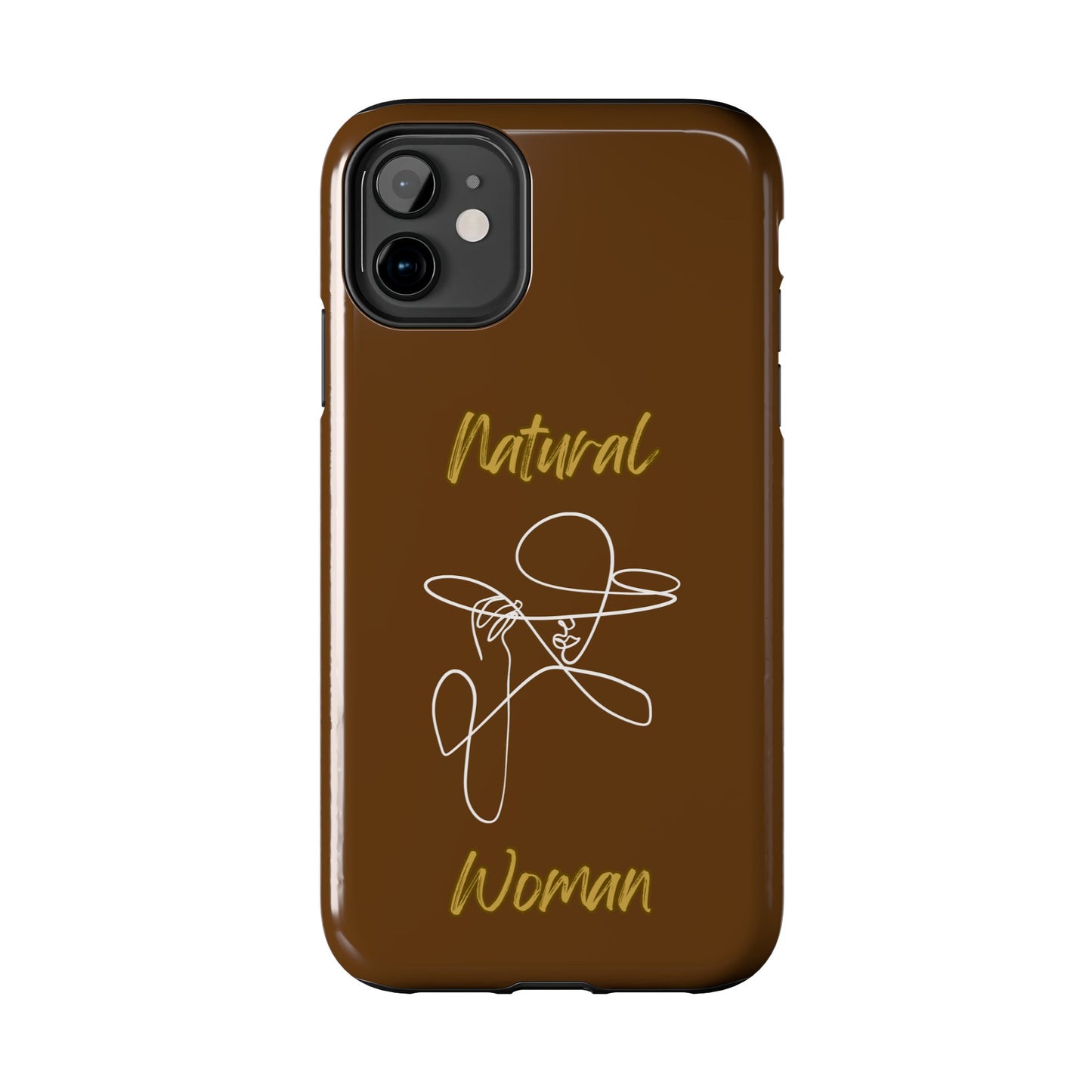 Natural Woman An Original (WL)Tough Phone Cases BROWN