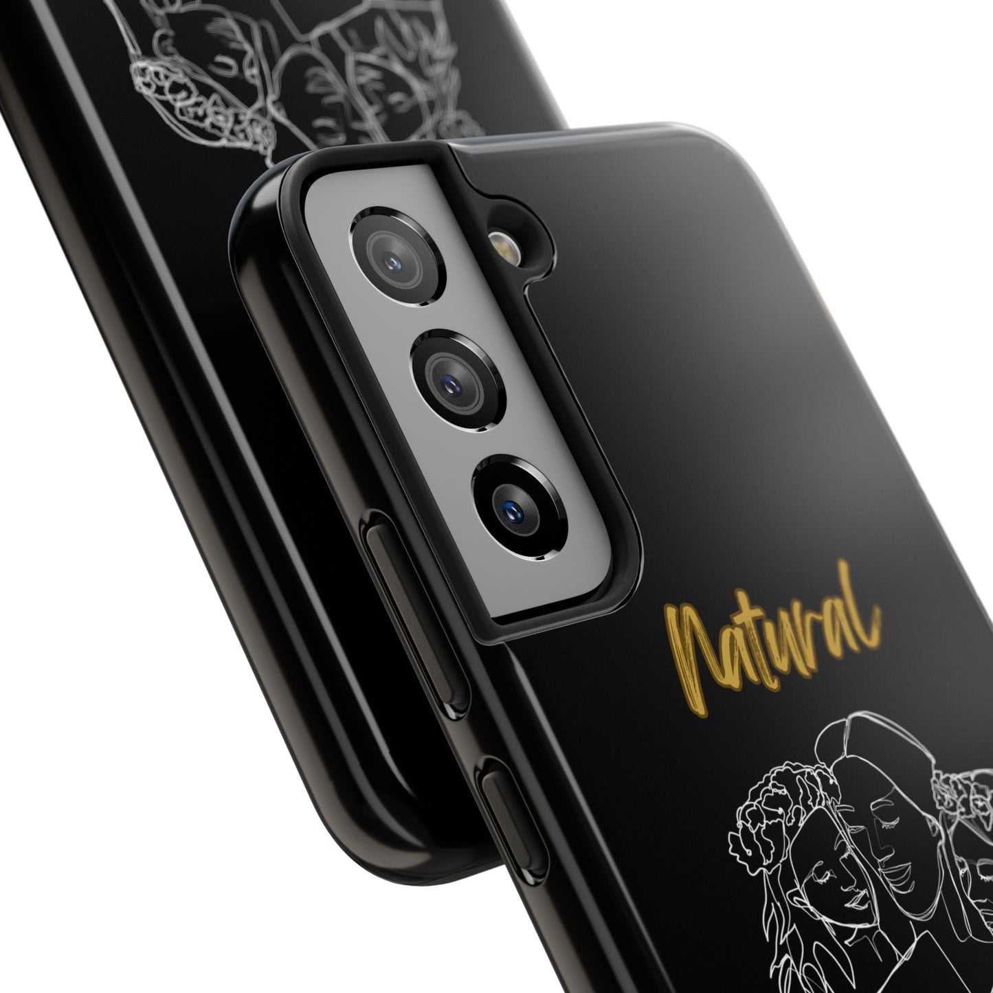 Natural Woman Me & My Girls (WL)Tough Phone Cases BLACK