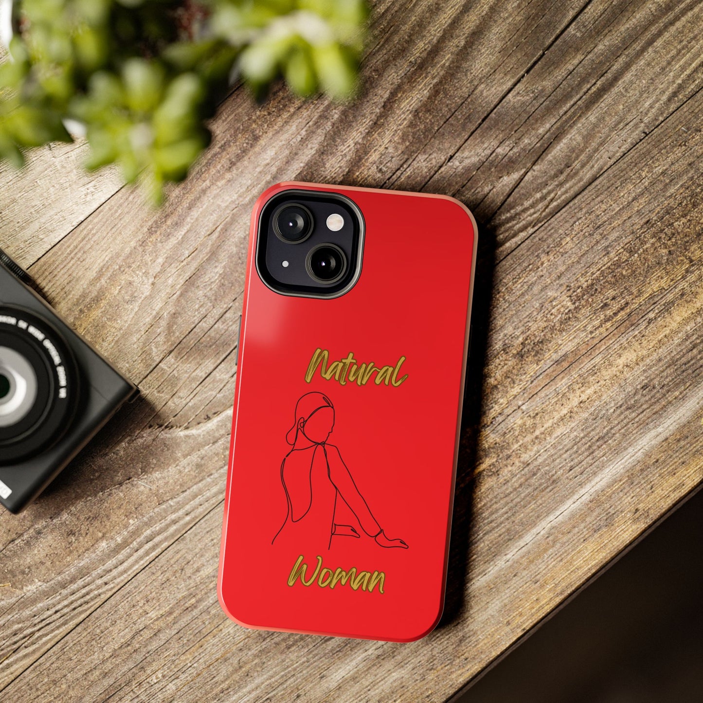 Natural Woman Hands Free (BL)Tough Phone Cases RED