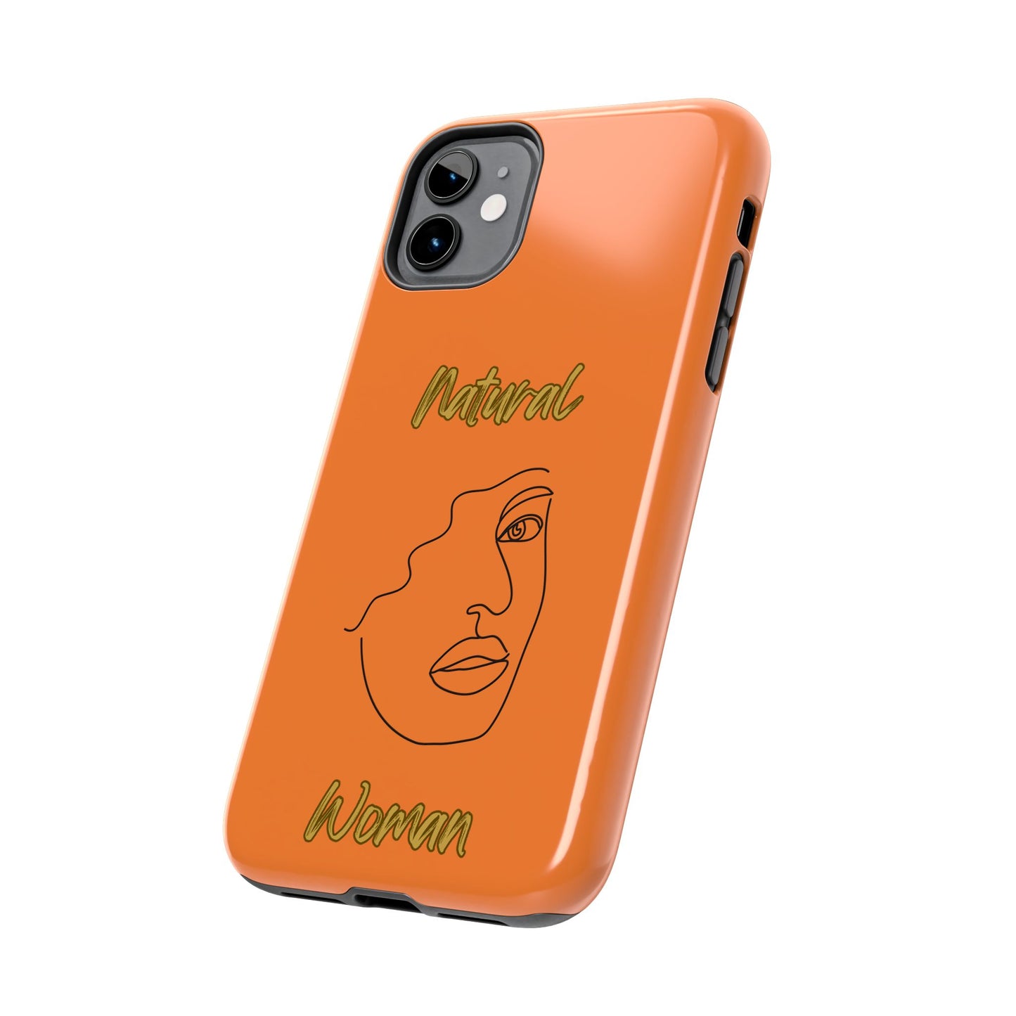 Natural Woman Peekaboo (BL)Tough Phone Cases CRUSTA