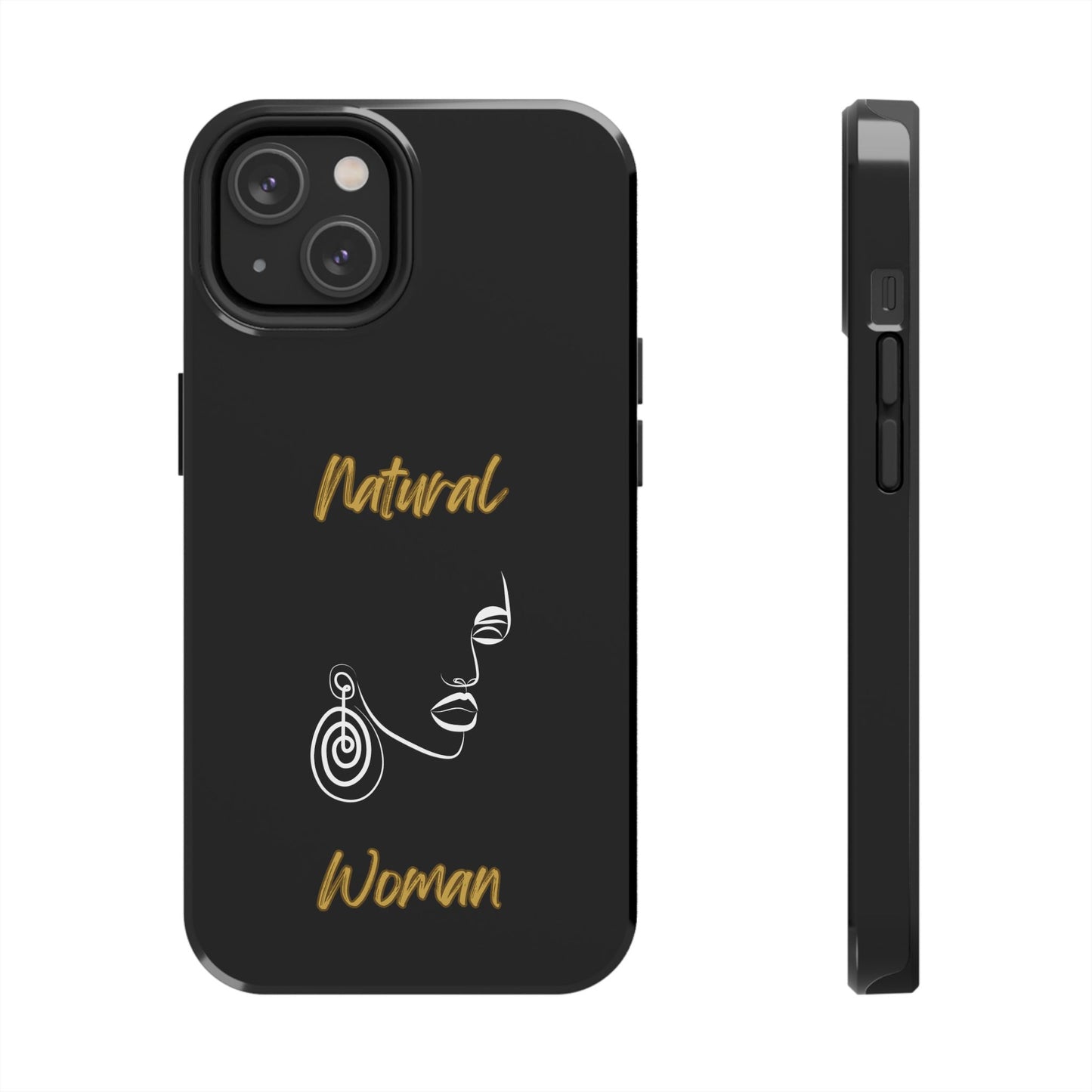 Natural Woman Music In My Soul (WL)Tough Phone Cases BLACK