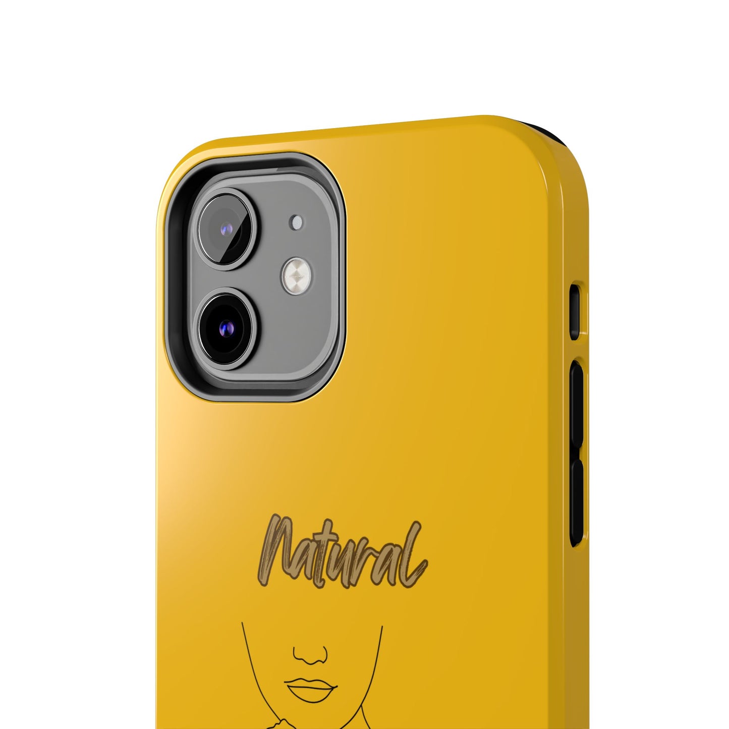 Natural Woman Kissed Flower (BL)Tough Phone Cases YELLOW