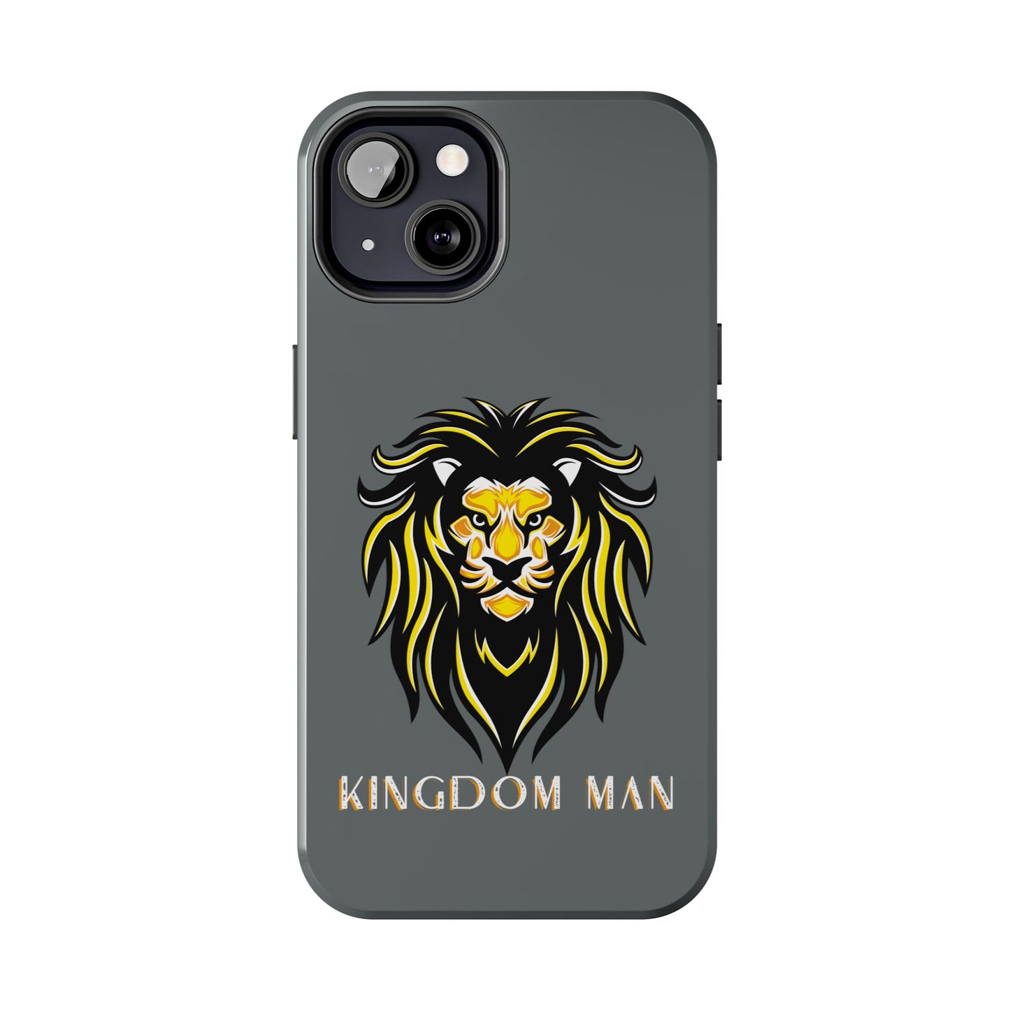 Kingdom Man (White-Gold Label) Tough Phone Case DARK GREY