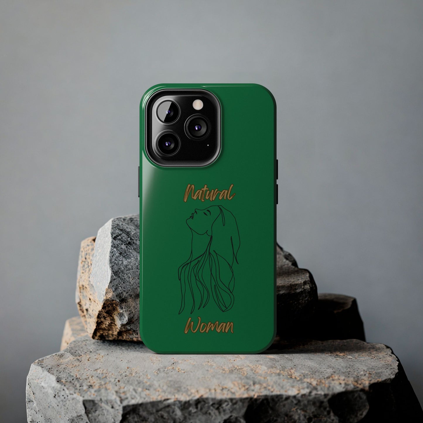 Natural Woman Appreciation (BL) Tough Phone Cases DARK GREEN