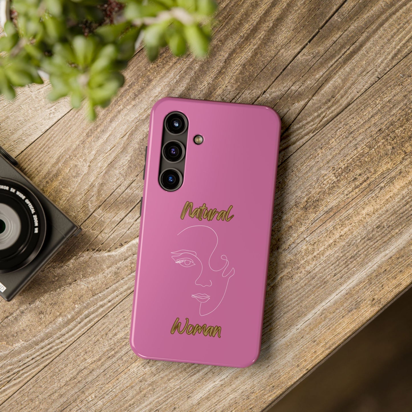Natural Woman Looking (WL)Tough Phone Cases LIGHT PINK