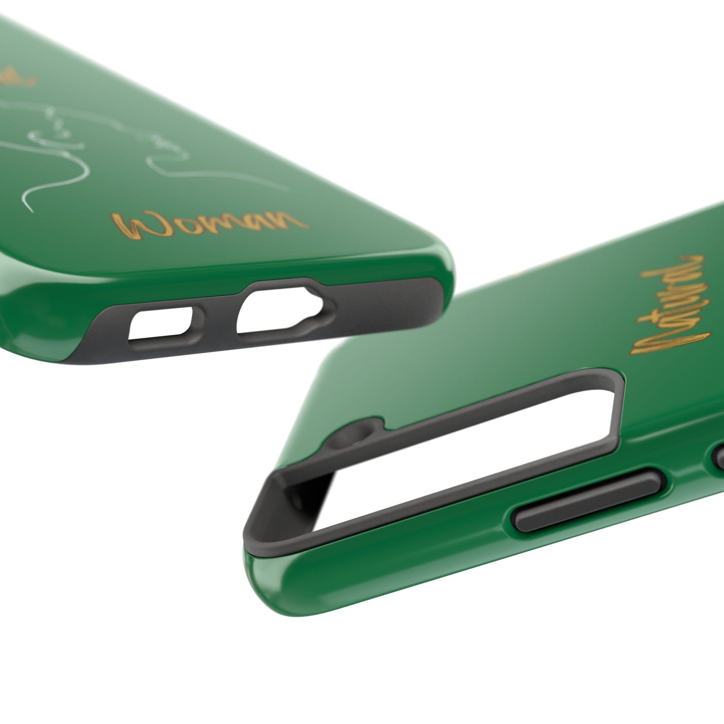 Natural Woman Mixed (WL)Tough Phone Cases DARK GREEN