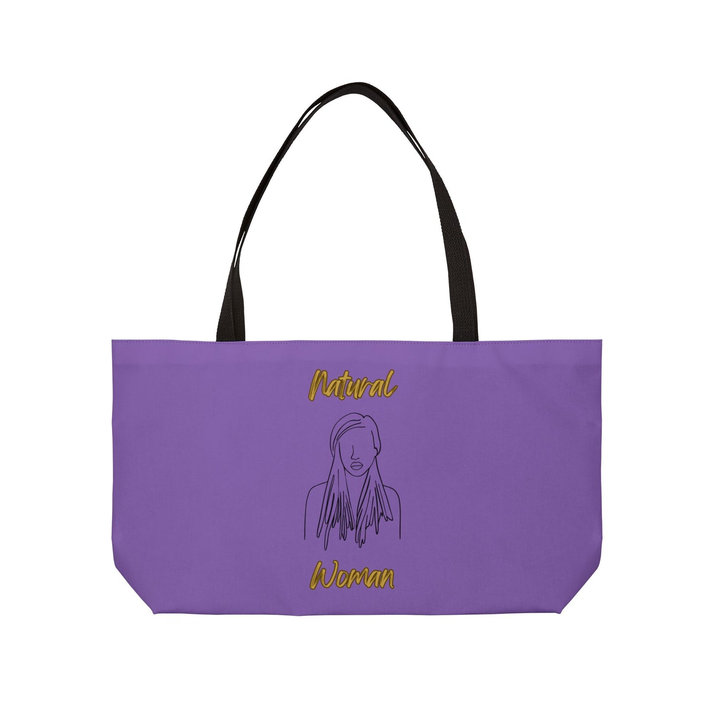 Natural Woman Content (BL) Weekender Tote Bag LIGHT PURPLE