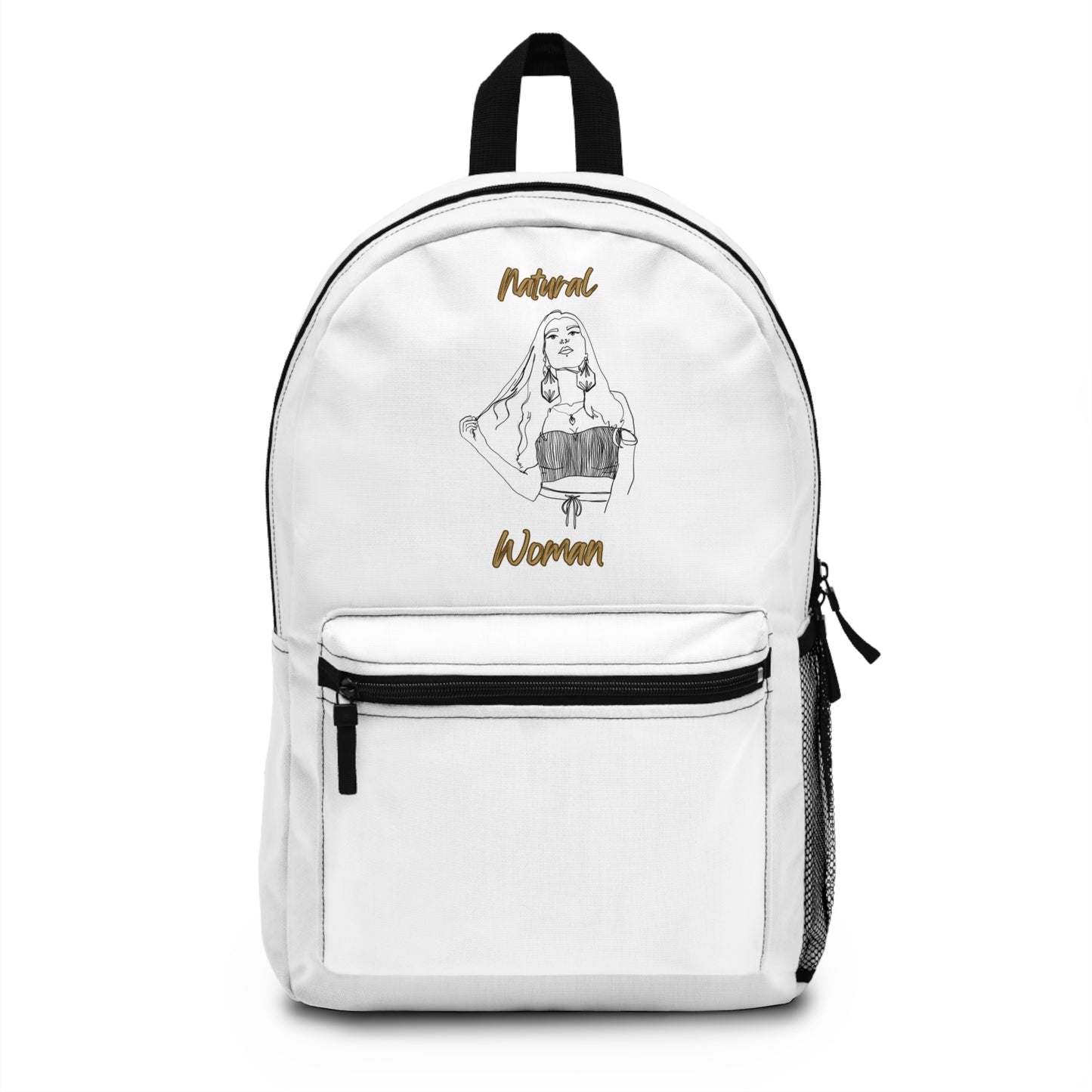 Natural Woman Thinking (BL) Backpack WHITE