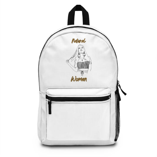 Natural Woman Thinking (BL) Backpack WHITE