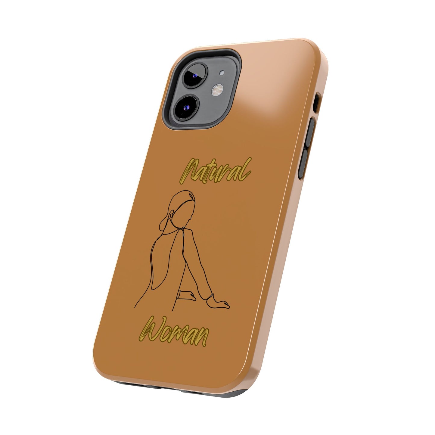 Natural Woman Hands Free (BL)Tough Phone Cases LIGHT BROWN