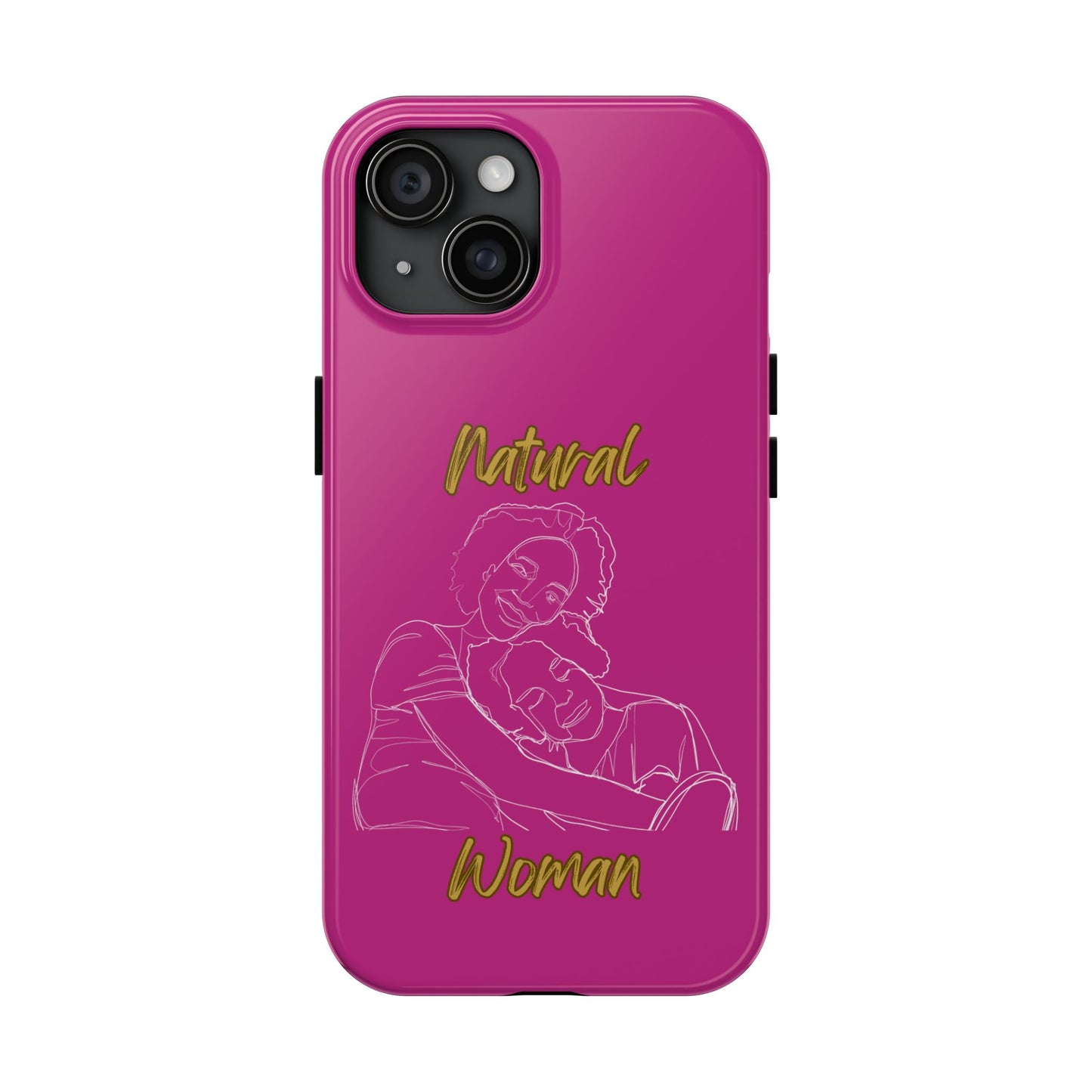 Natural Woman Loving Embrace (WL)Tough Phone Cases PINK