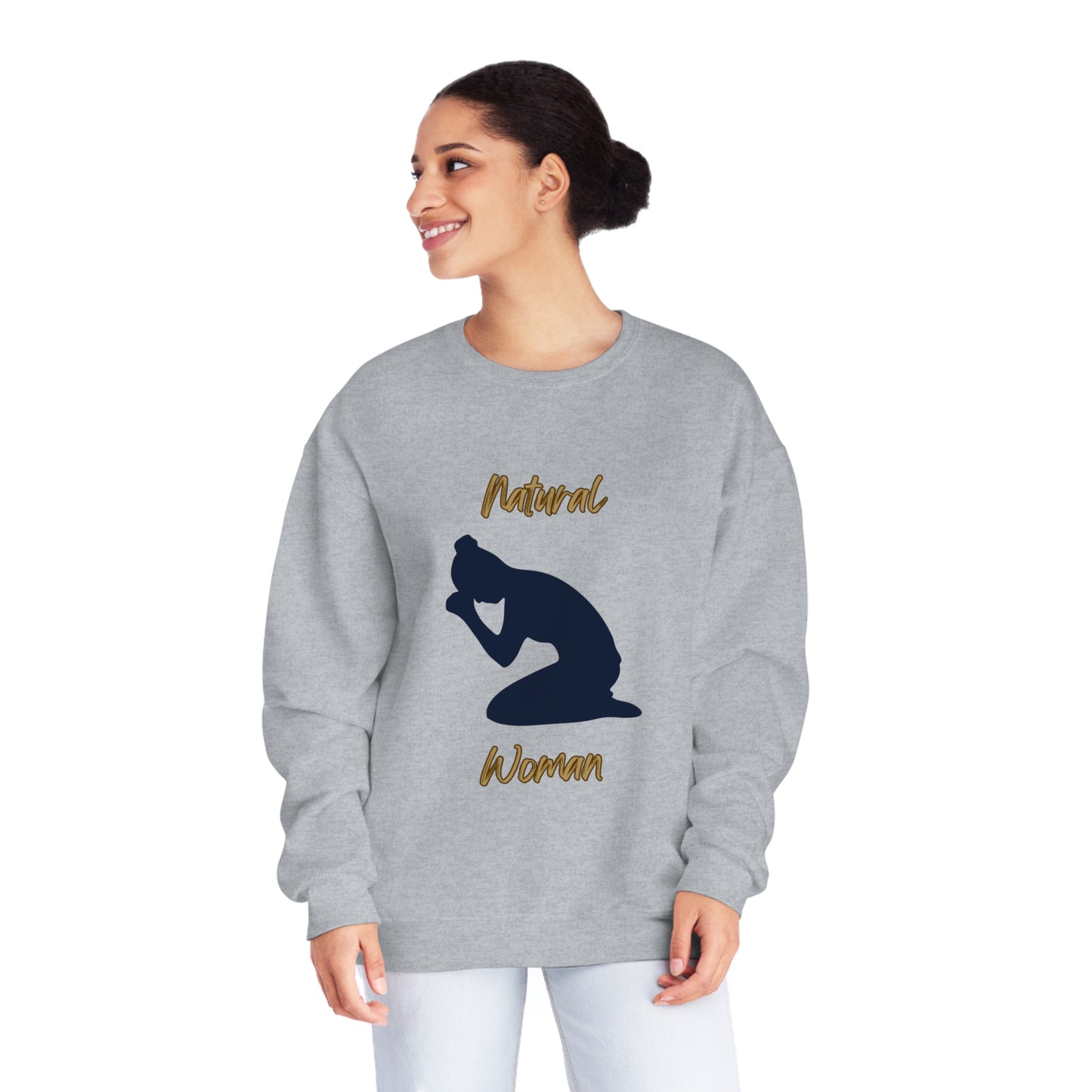 Natural Woman Pray (BL) Crewneck Sweatshirt