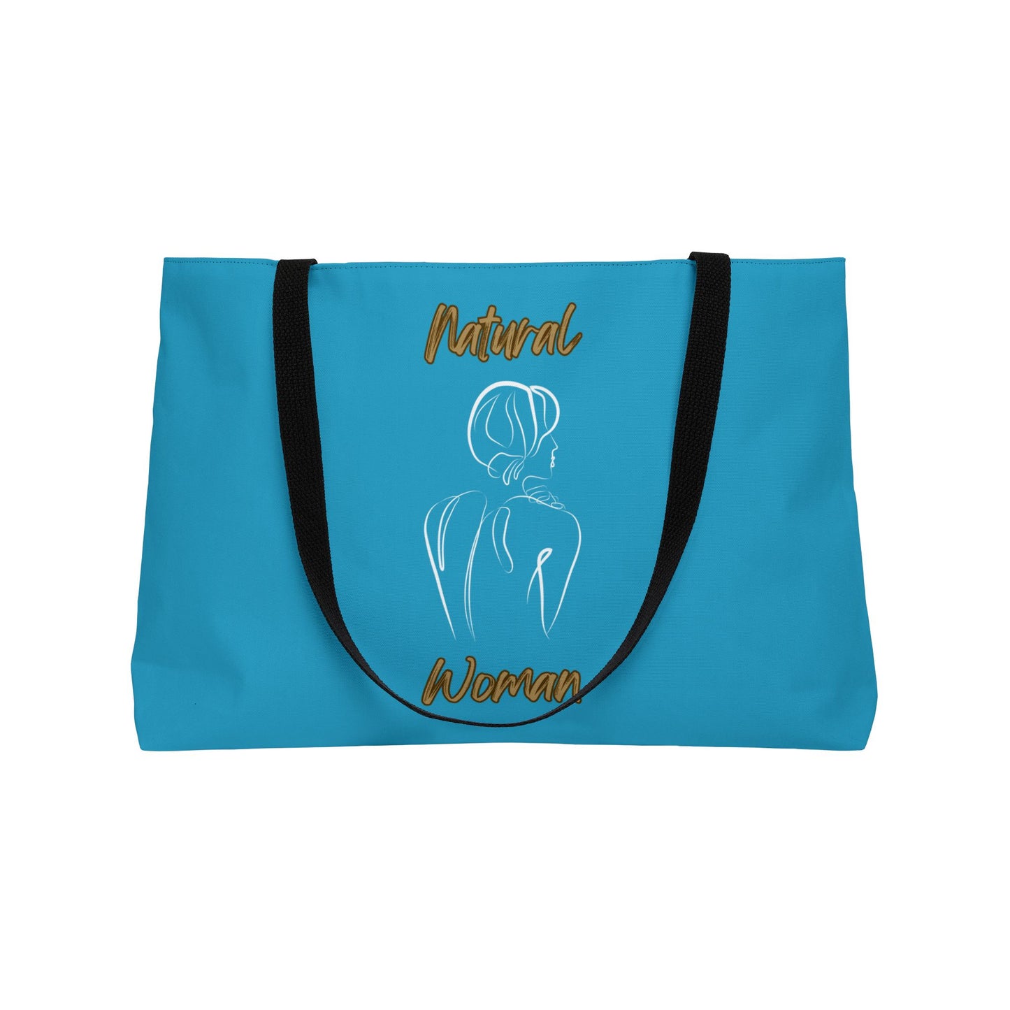 Natural Woman Back (WL) Weekender Tote Bag TURQUOISE