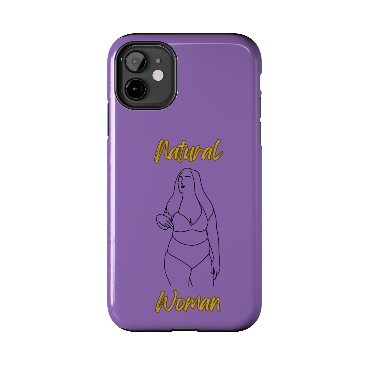 Natural Woman Full Beauty (BL)Tough Phone Cases LIGHT PURPLE
