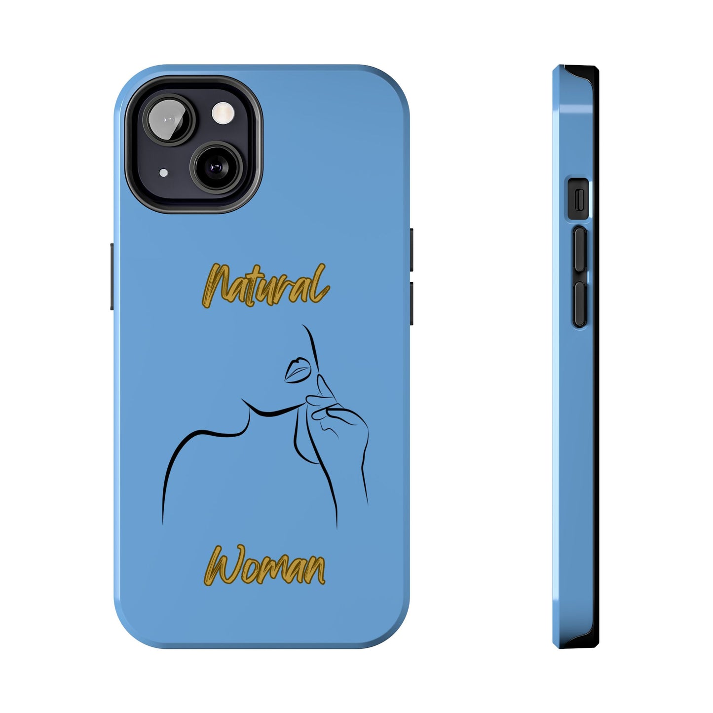 Natural Woman Chin Up (BL)Tough Phone Cases LIGHT BLUE
