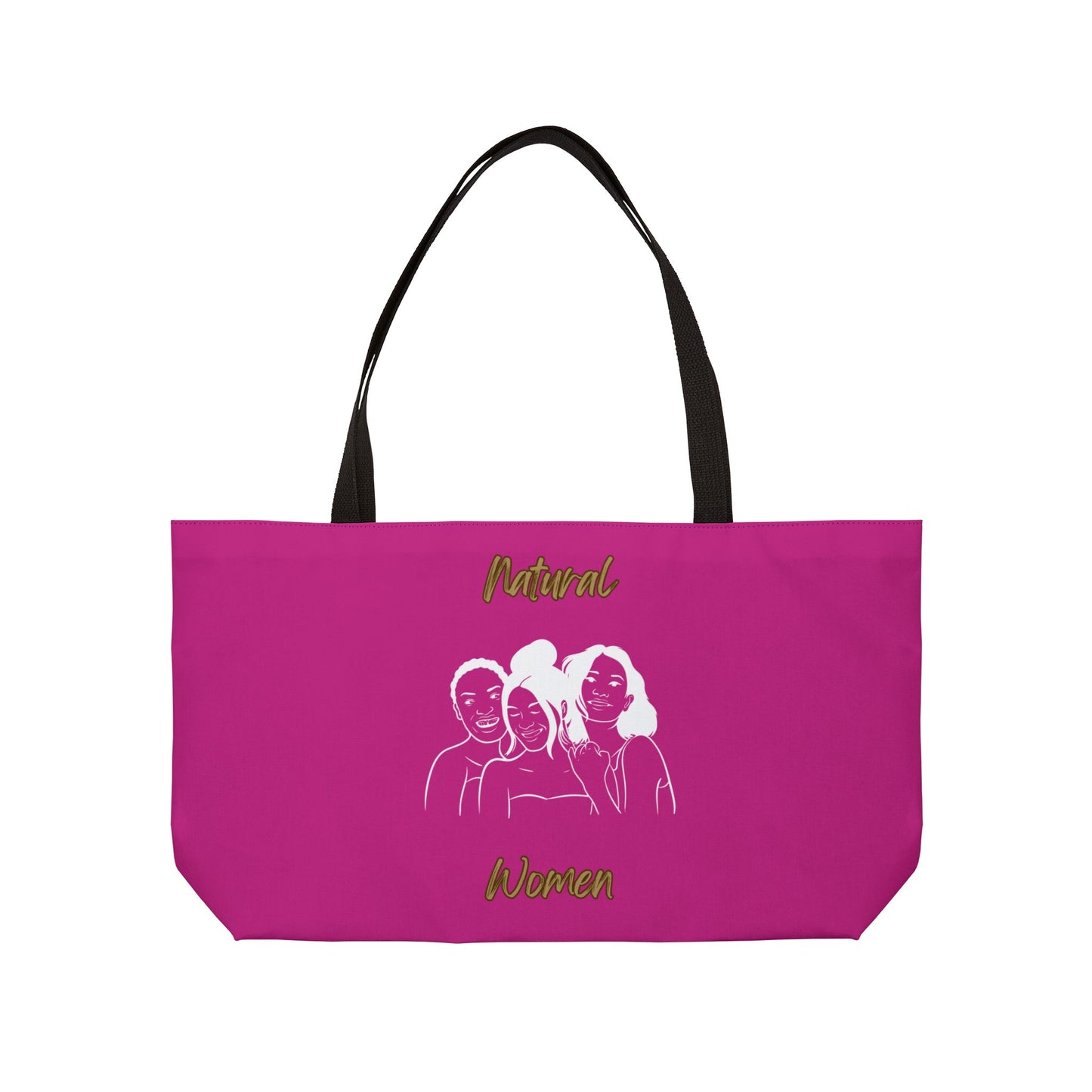 Natural Women Laughing Friends (WL) Weekender Tote Bag PINK