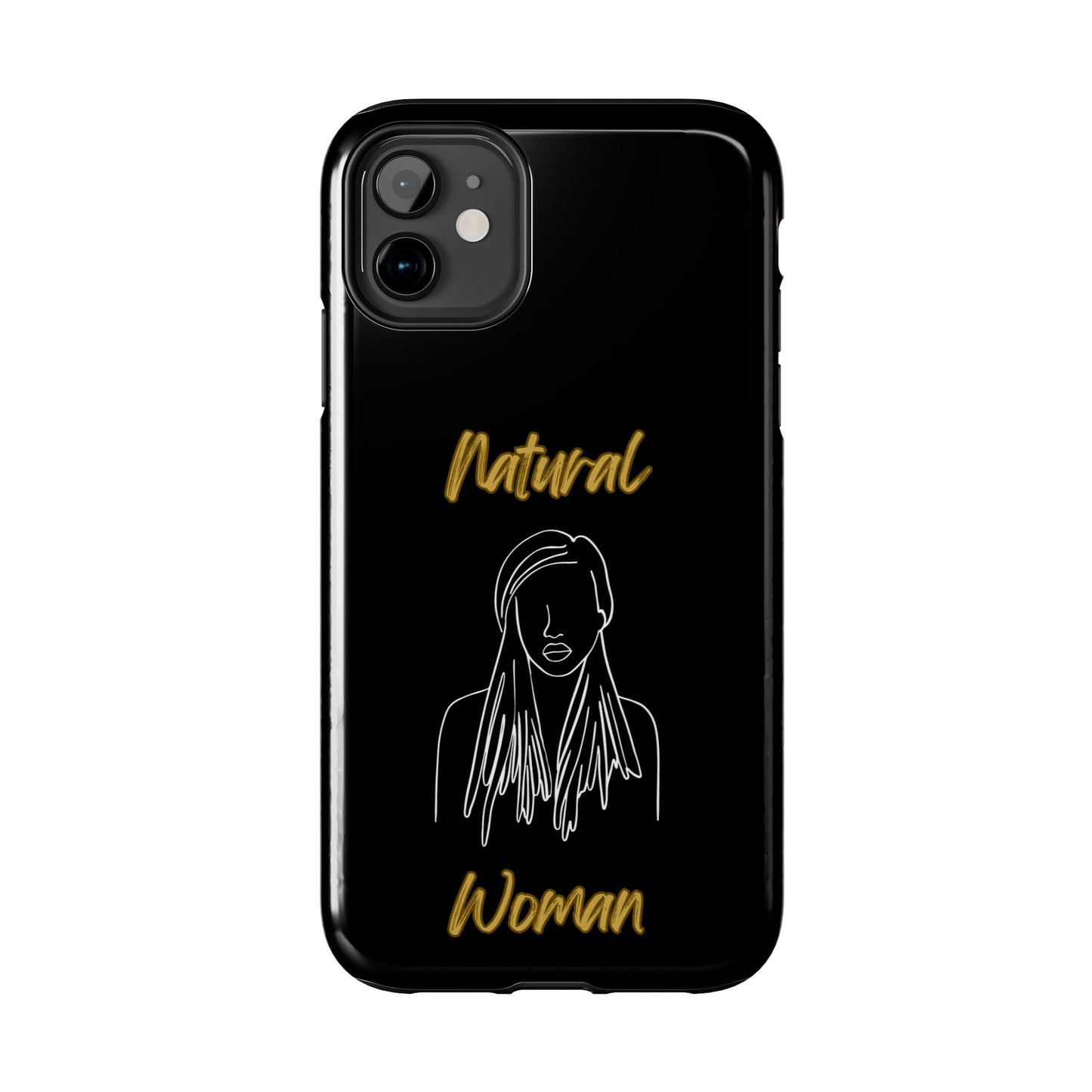 Natural Woman Content (WL)Tough Phone Cases BLACK